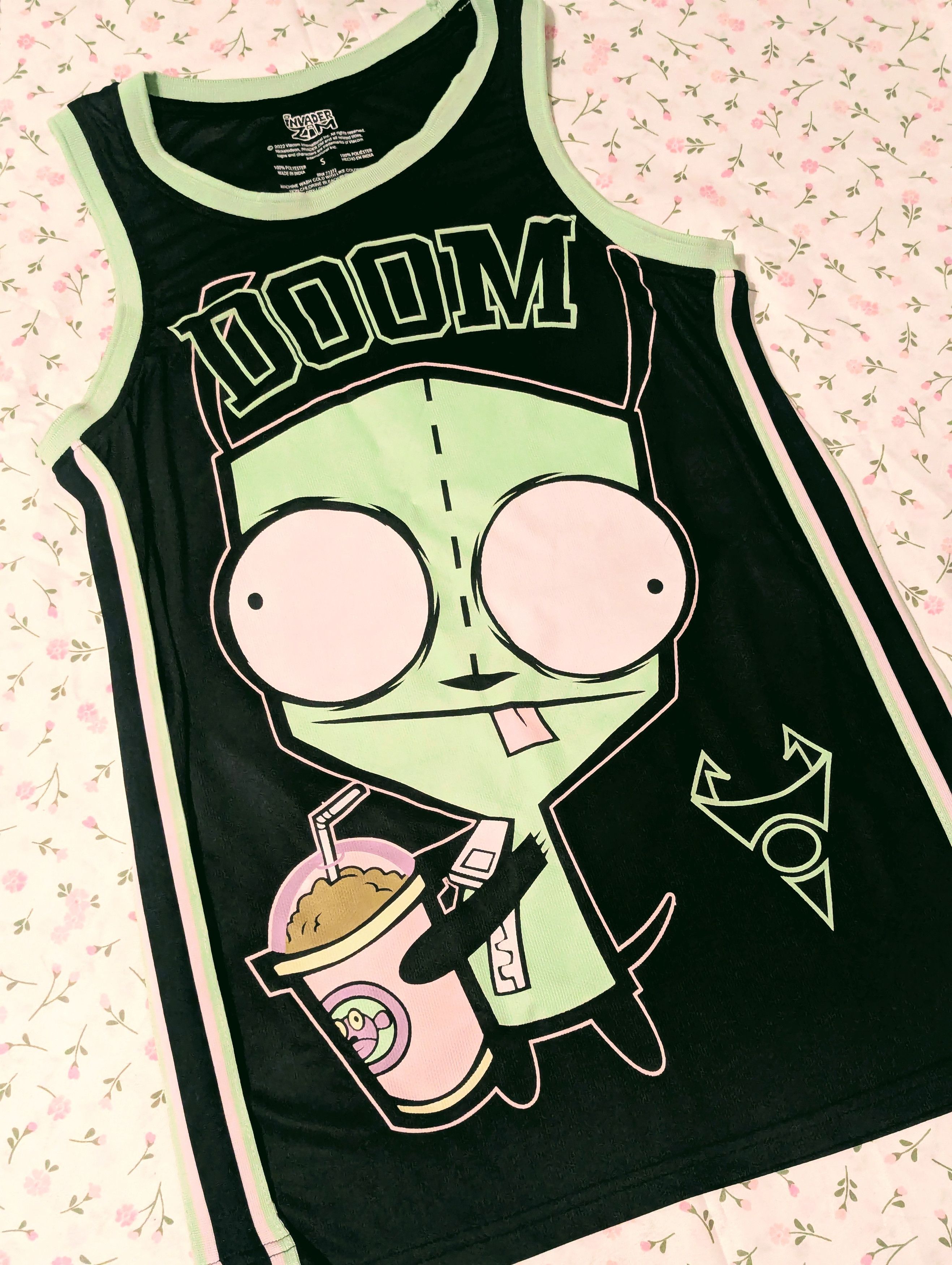 Vintage Vintage Unisex Invader Zim Gir Top Size US S / EU 44-46 / 1 - 3 Thumbnail