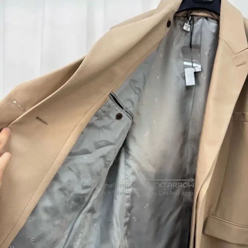 Other Dior Khaki Wool Men's Long Coat . Size US L / EU 52-54 / 3 - 5 Thumbnail