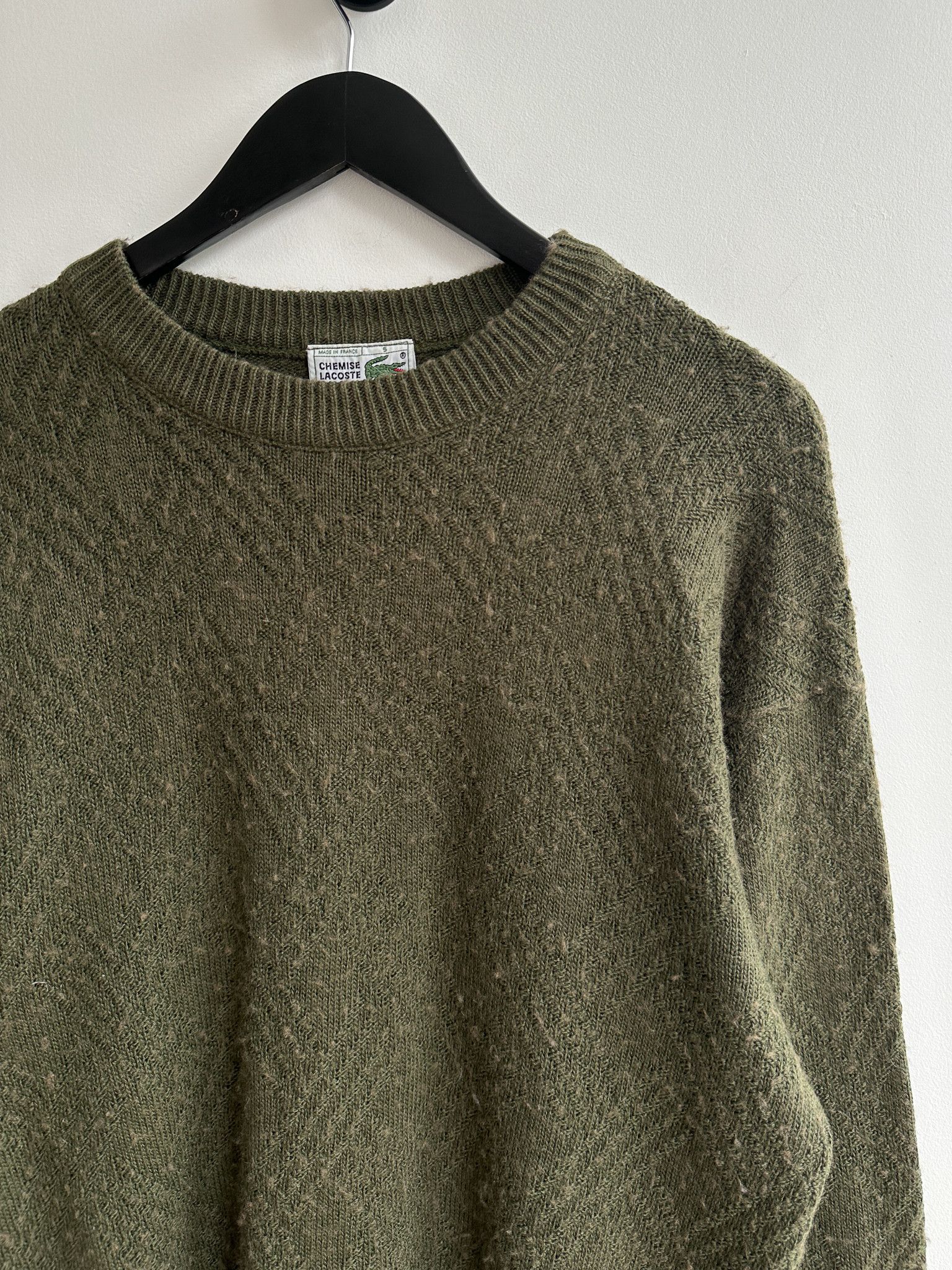 Lacoste Vintage Lacoste Chemise Knitted Sweater Size M / US 6-8 / IT 42-44 - 3 Thumbnail