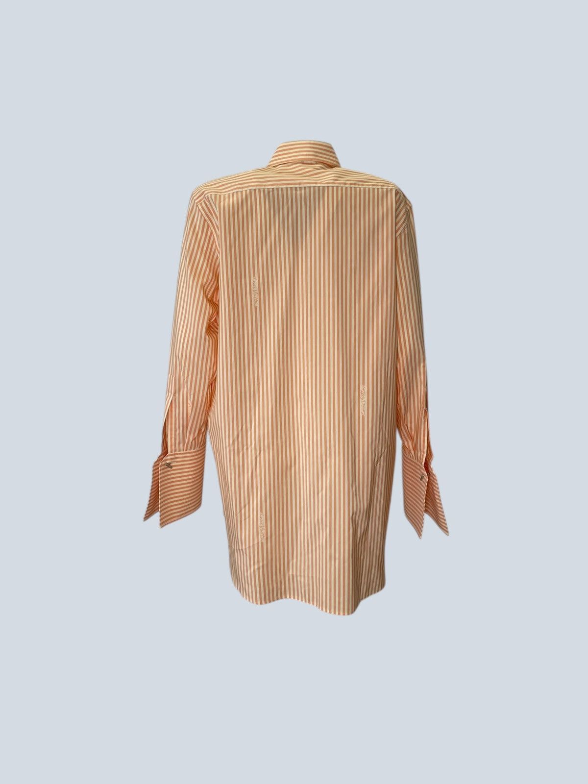 Louis Vuitton Louis Vuitton striped cotton shirt with cufflinks, 38fr. Size S / US 4 / IT 40 - 4 Thumbnail