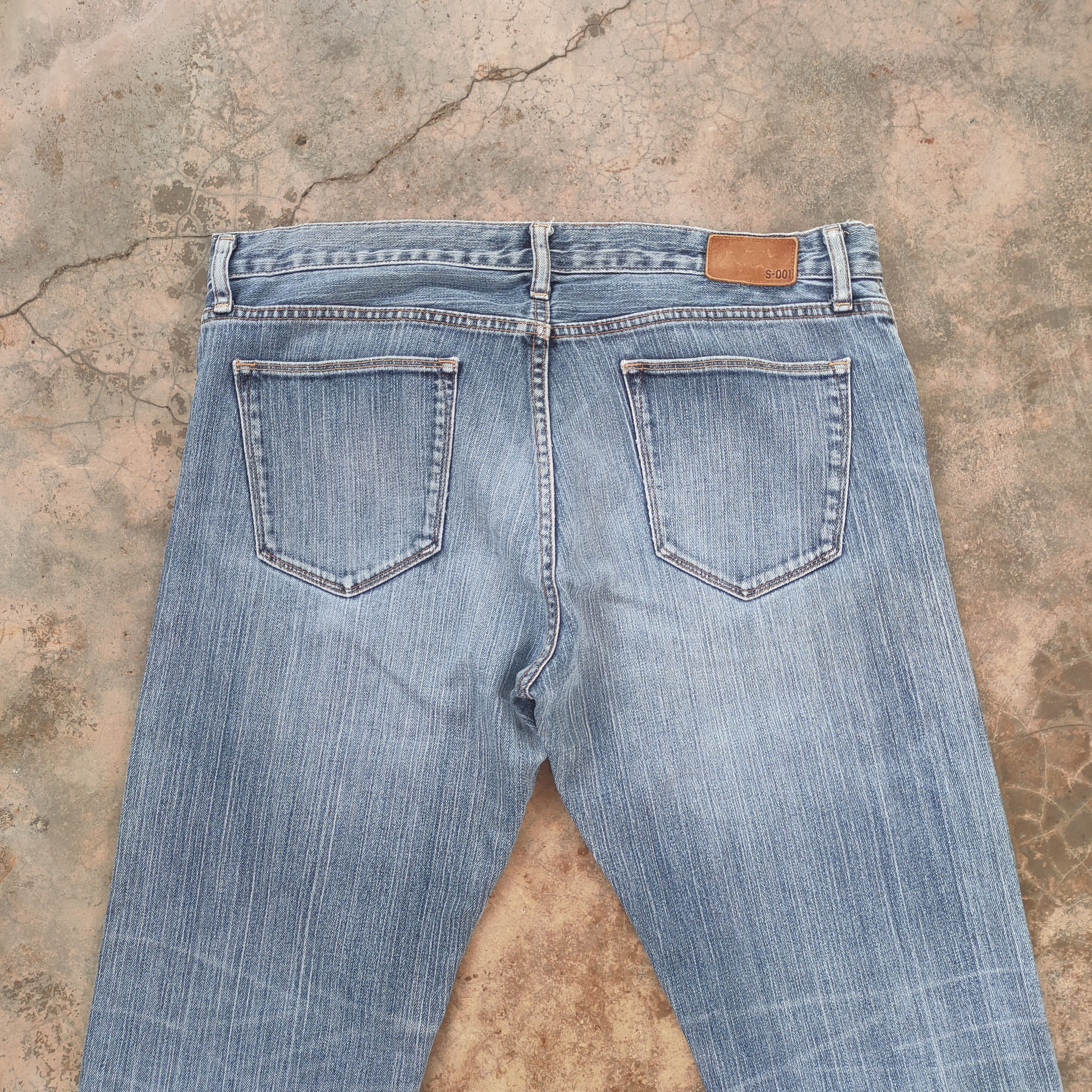 Japanese Brand × Jean × Vintage W36 VINTAGE JAPAN S-001 FADED DISTRESSED DENIM JEAN PANTS Size US 36 / EU 52 - 8 Thumbnail
