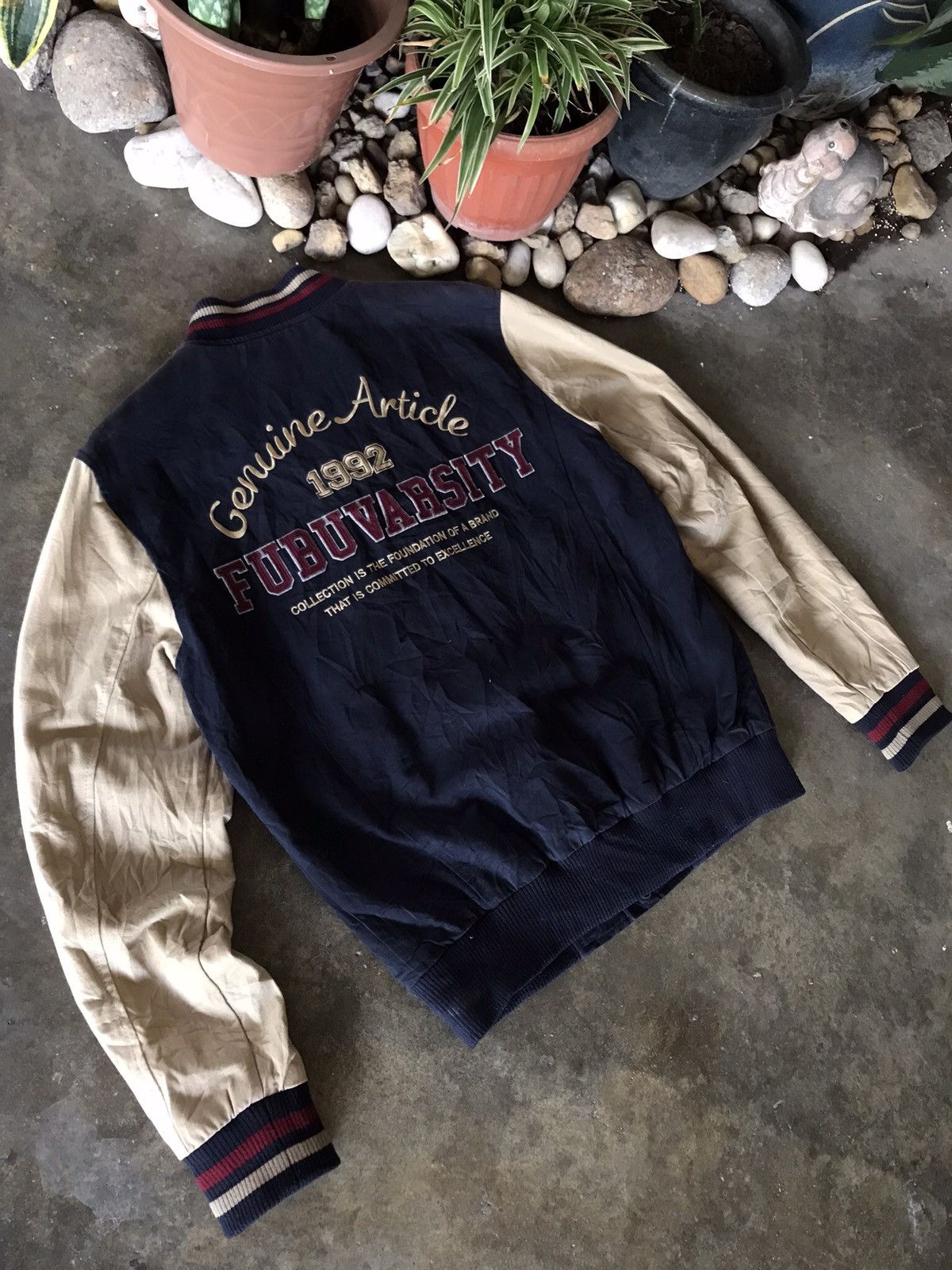 Fubu × Vintage Vintage Faded Fubu Varsity Genuine Article 1992 Size US M / EU 48-50 / 2 - 3 Thumbnail