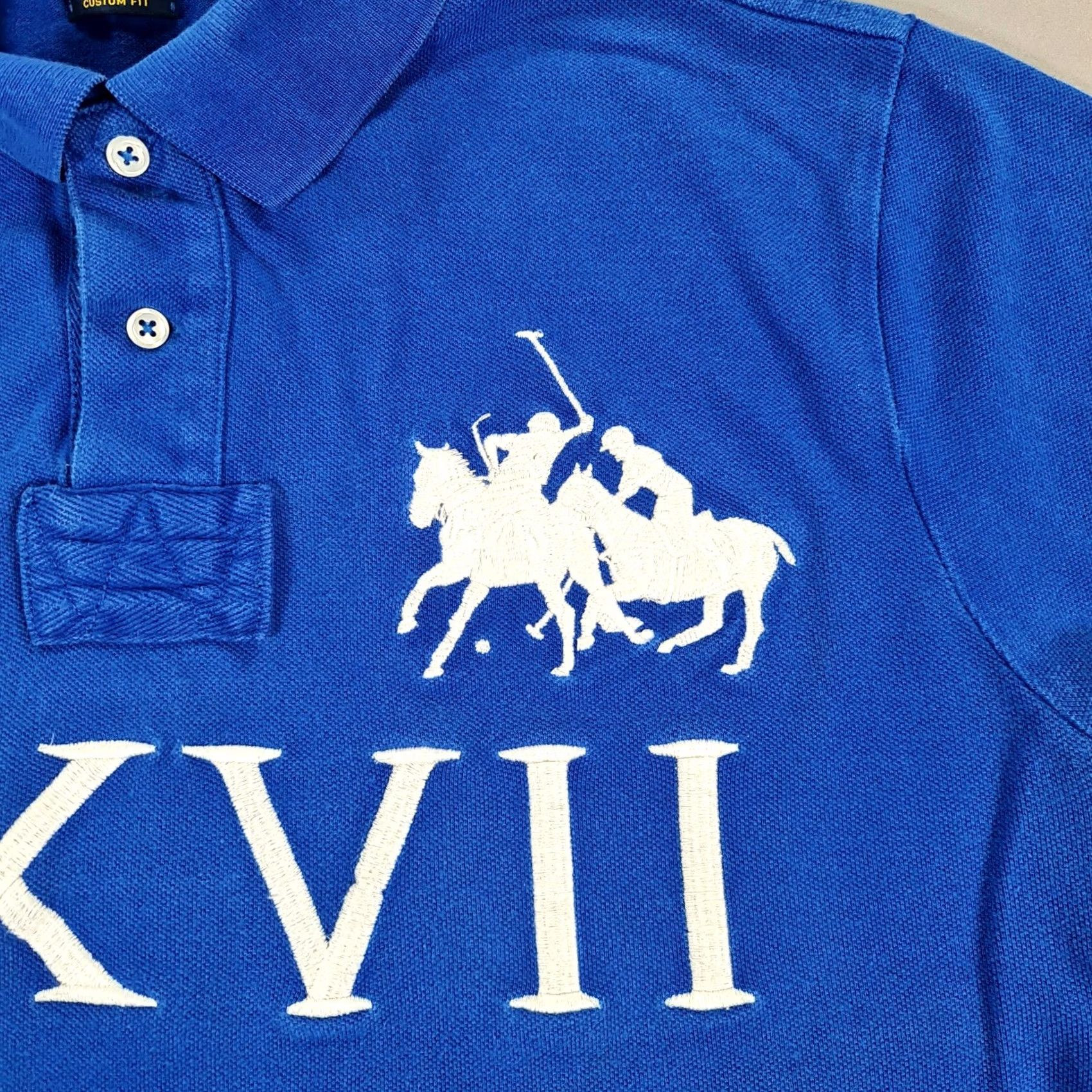 Polo Ralph Lauren Polo Ralph Lauren Shirt Mens L Blue Double Big Pony LXVII Preppy Size US L / EU 52-54 / 3 - 4 Thumbnail
