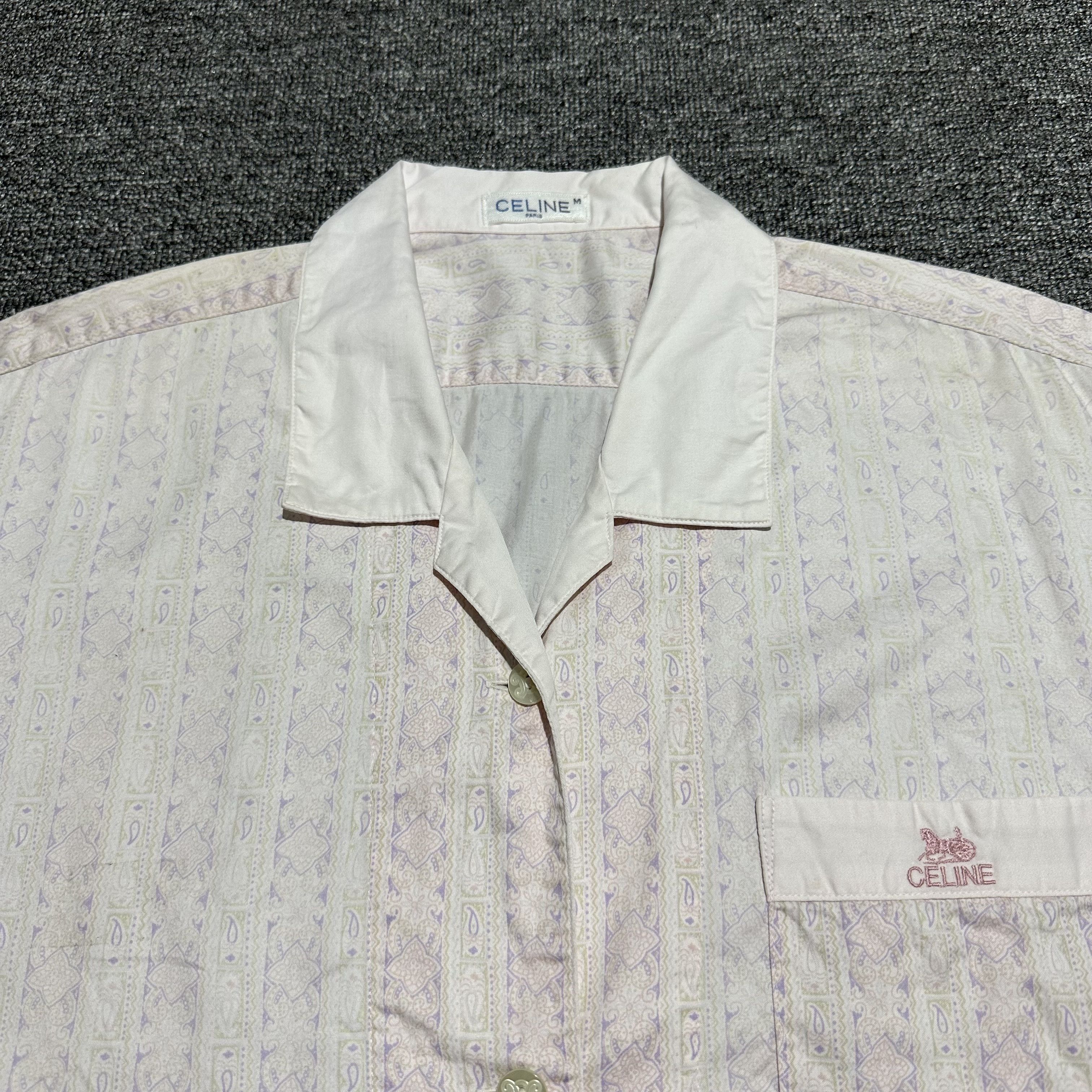 Celine Vintage Celine Button Ups Shirts Size US M / EU 48-50 / 2 - 5 Thumbnail