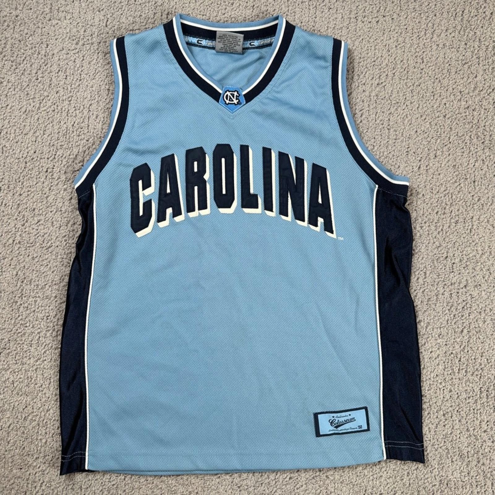 Colosseum Athletics Vintage UNC Tar Heels Kids Youth XL Basketball Jersey 2 Size US XL / EU 56 / 4 - 1 Thumbnail