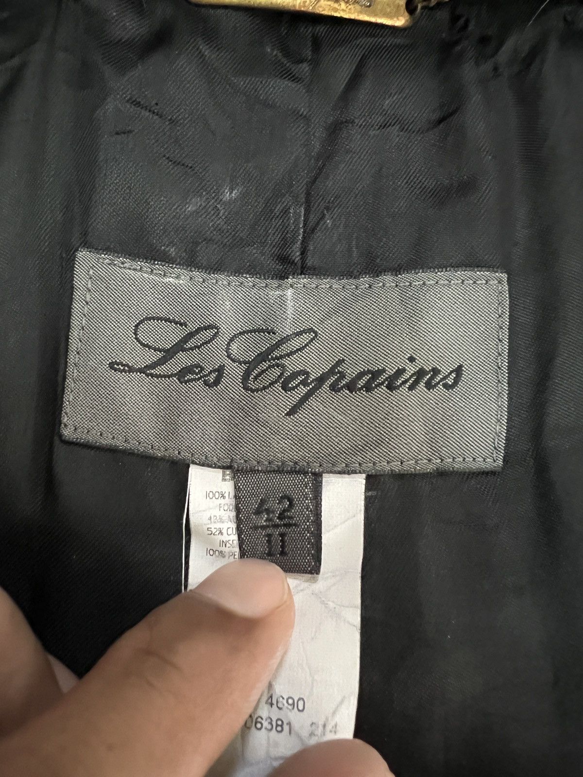 Loro Piana Les Conpains Loro Piana Wool Fur Trim Coat Size M / US 6-8 / IT 42-44 - 15 Thumbnail
