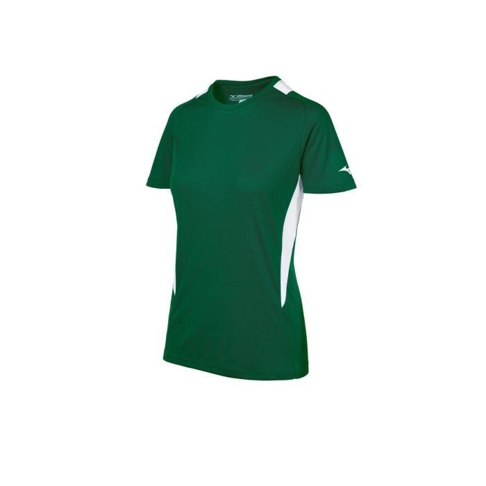 Mizuno Mizuno Women’s Softball Crew Neck Jersey, Forest Green /Whi Size XL / US 12-14 / IT 48-50 - 1 Thumbnail