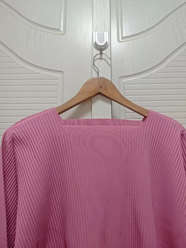 Other Issey Miyake/三宅一生 Pink square-neck top Size M / US 6-8 / IT 42-44 - 3 Thumbnail