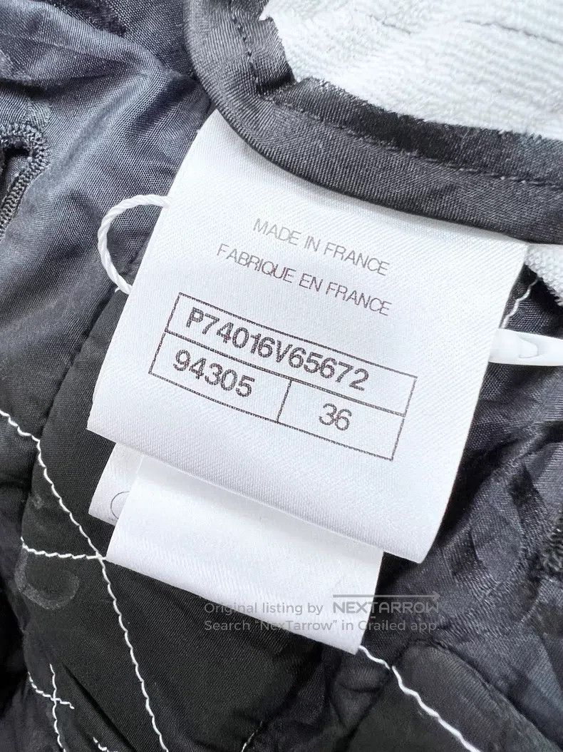 Chanel Chanel 23C show full-print logo dark pattern double C plai Size 24" / US 00 / IT 34 - 6 Thumbnail