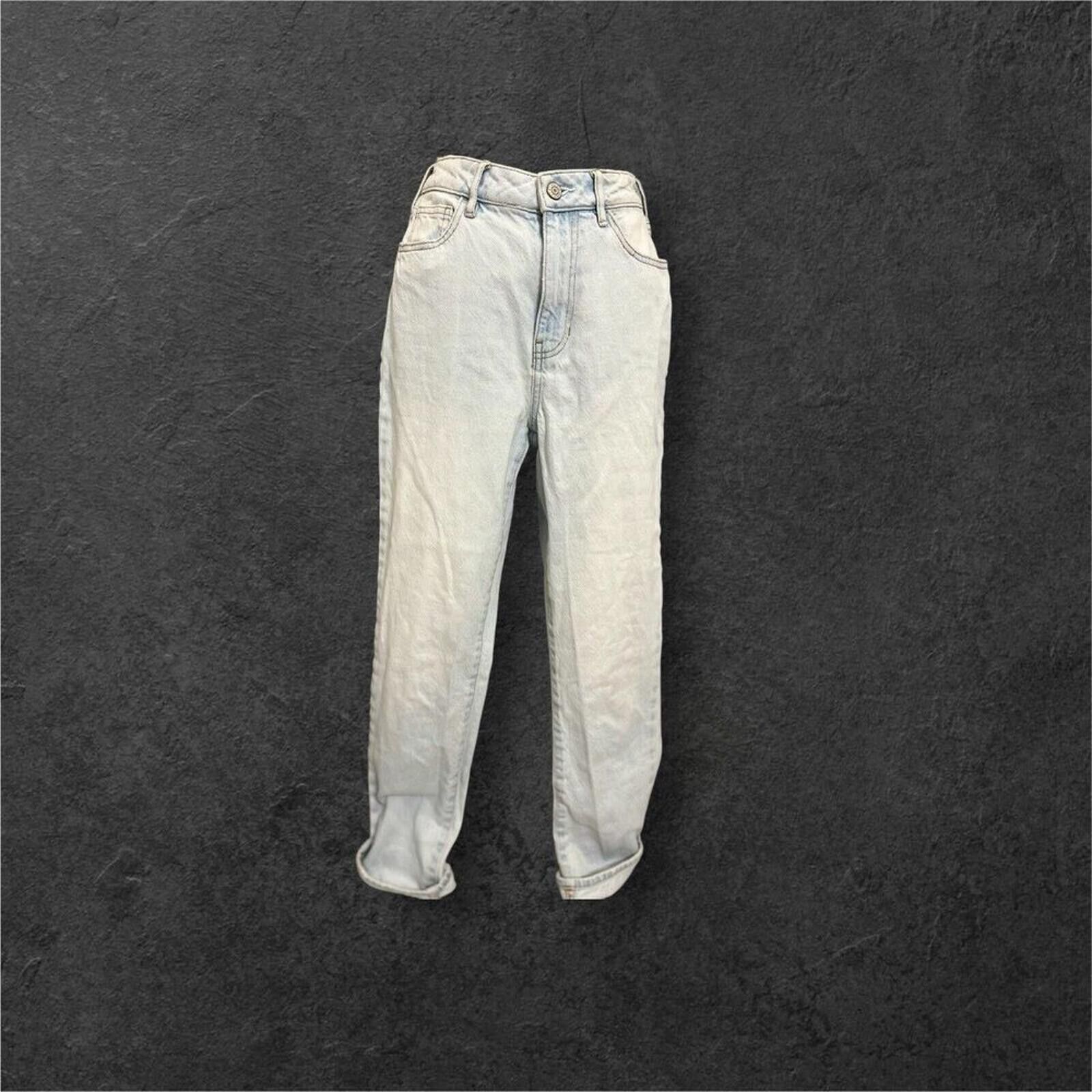 Pacsun Pac Sun Women Jeans 0 Mom Light Stretch Distressed High Rise Size 25" / US 0 / IT 36 - 2 Thumbnail