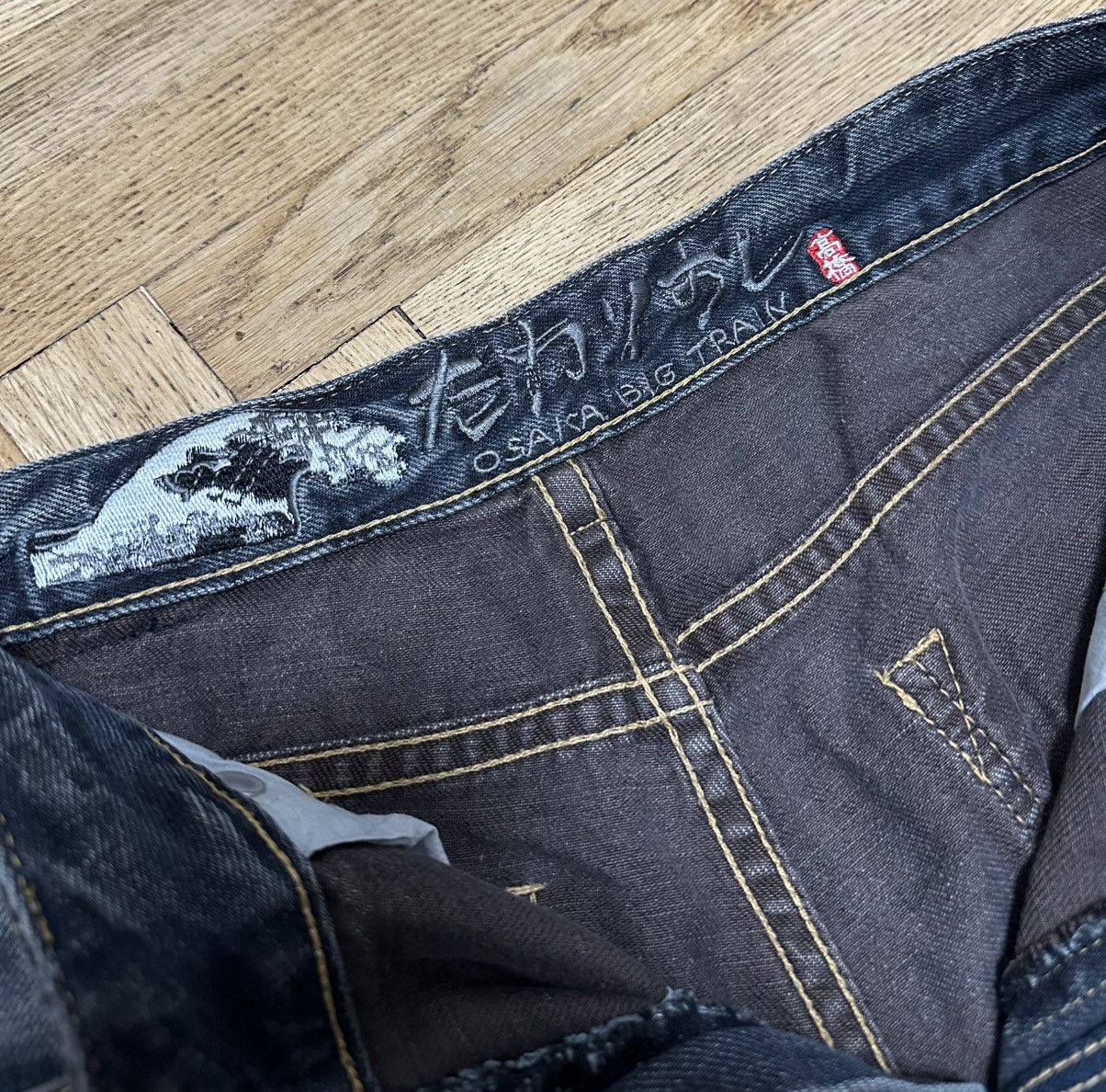 Japanese Brand Big Train Japan Osaka Avant Garde Jeans Y2K Size M 2000s Size US 32 / EU 48 - 8 Thumbnail