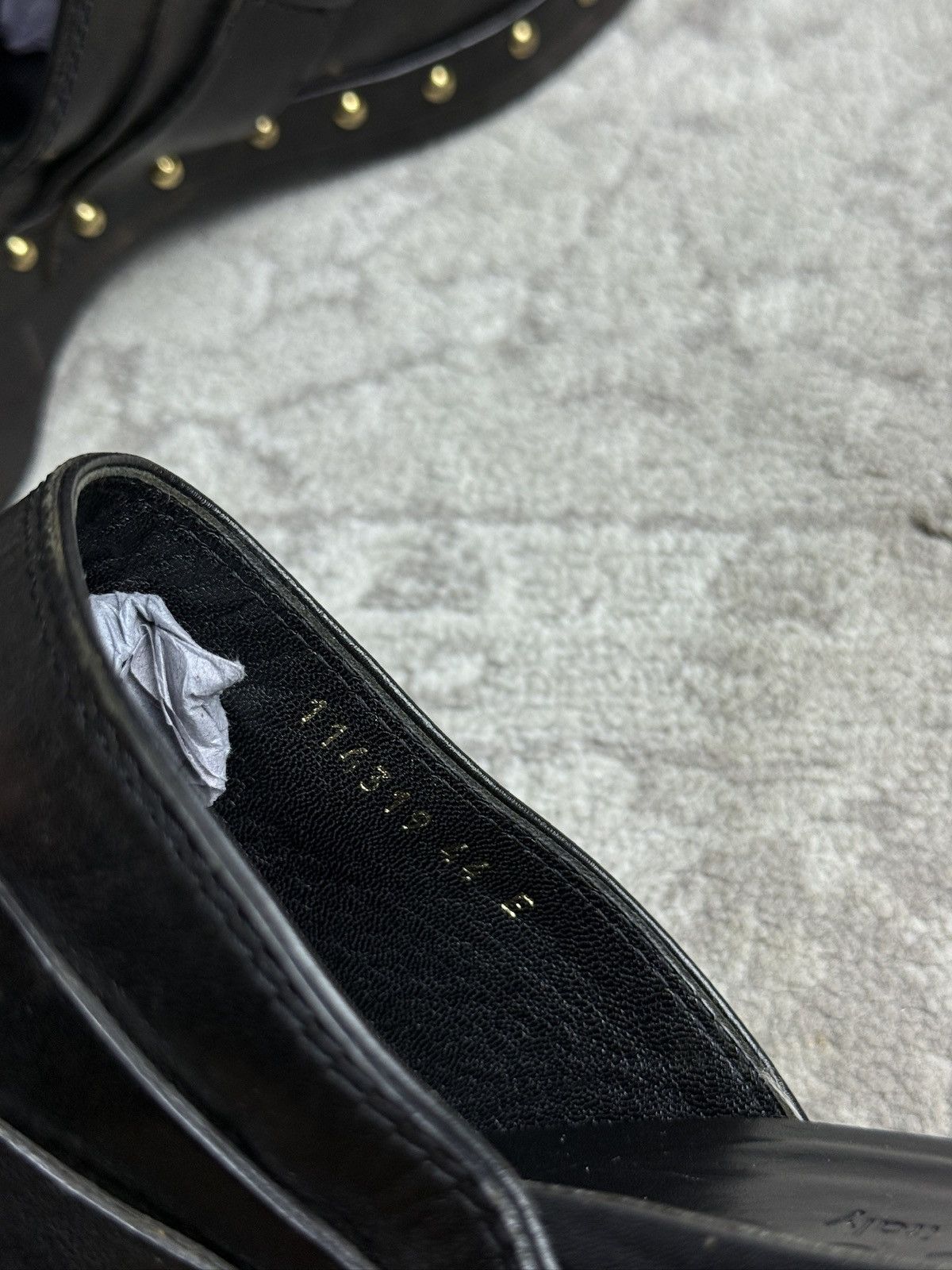 Gucci Gucci black horsebit leather clogs mules US10 designer luxury Size US 10 / EU 43 - 9 Thumbnail