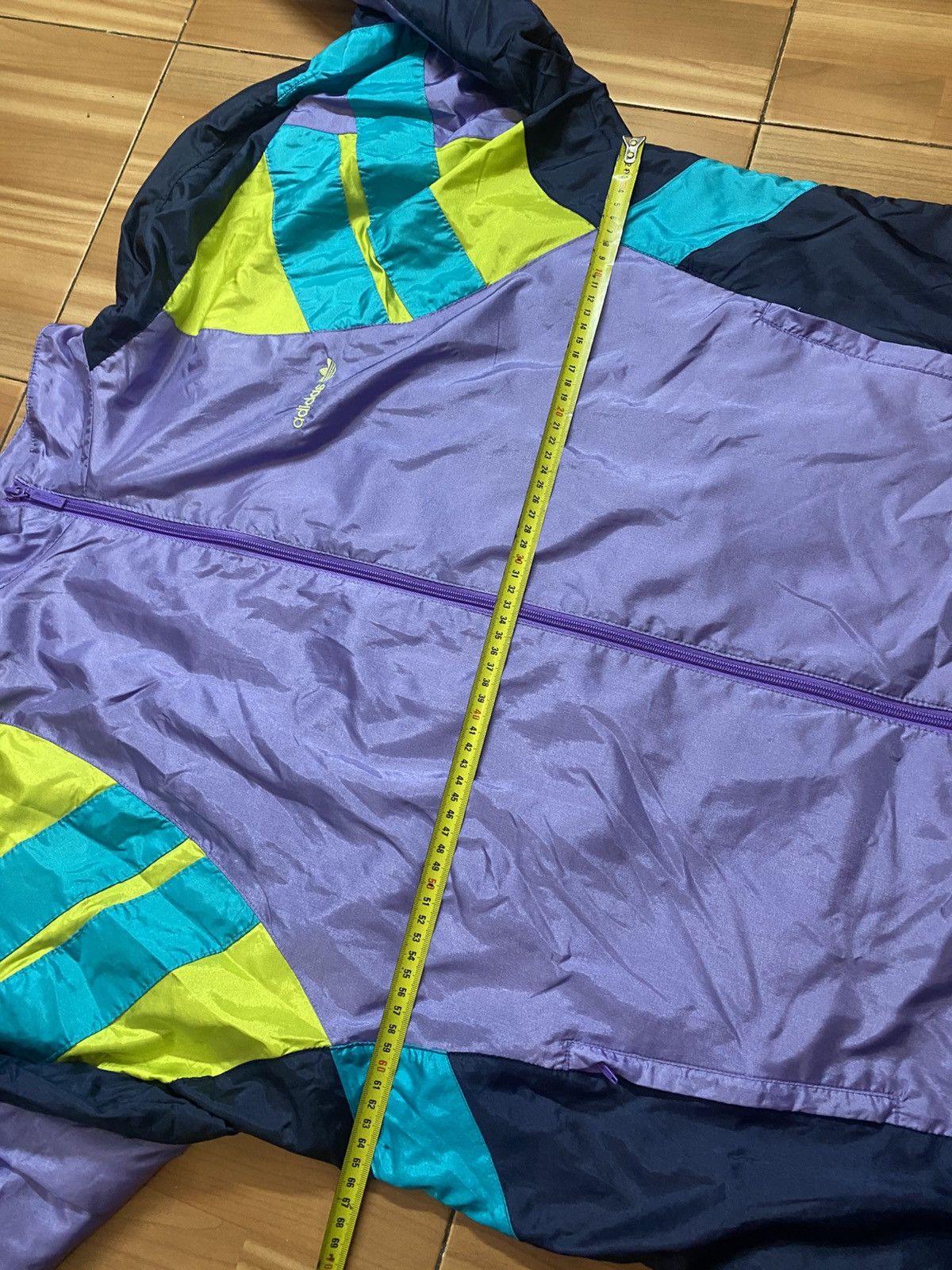 Adidas Vintage Adidas Violet Nylon Jacket F192 Size US XL / EU 56 / 4 - 18 Thumbnail