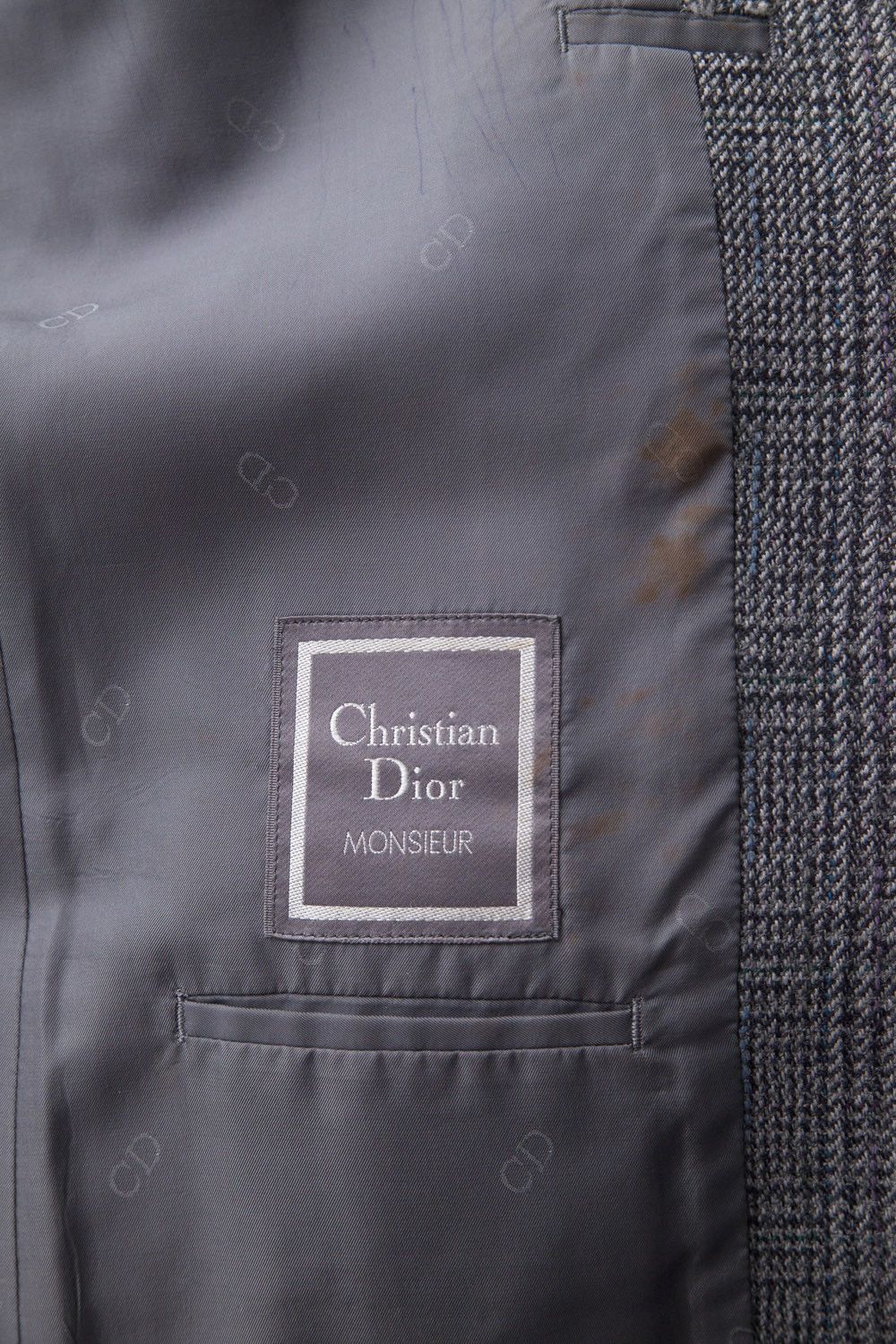 Christian Dior Monsieur Vintage 1980's/1990's Dior tweed blazer Size 38S - 7 Thumbnail