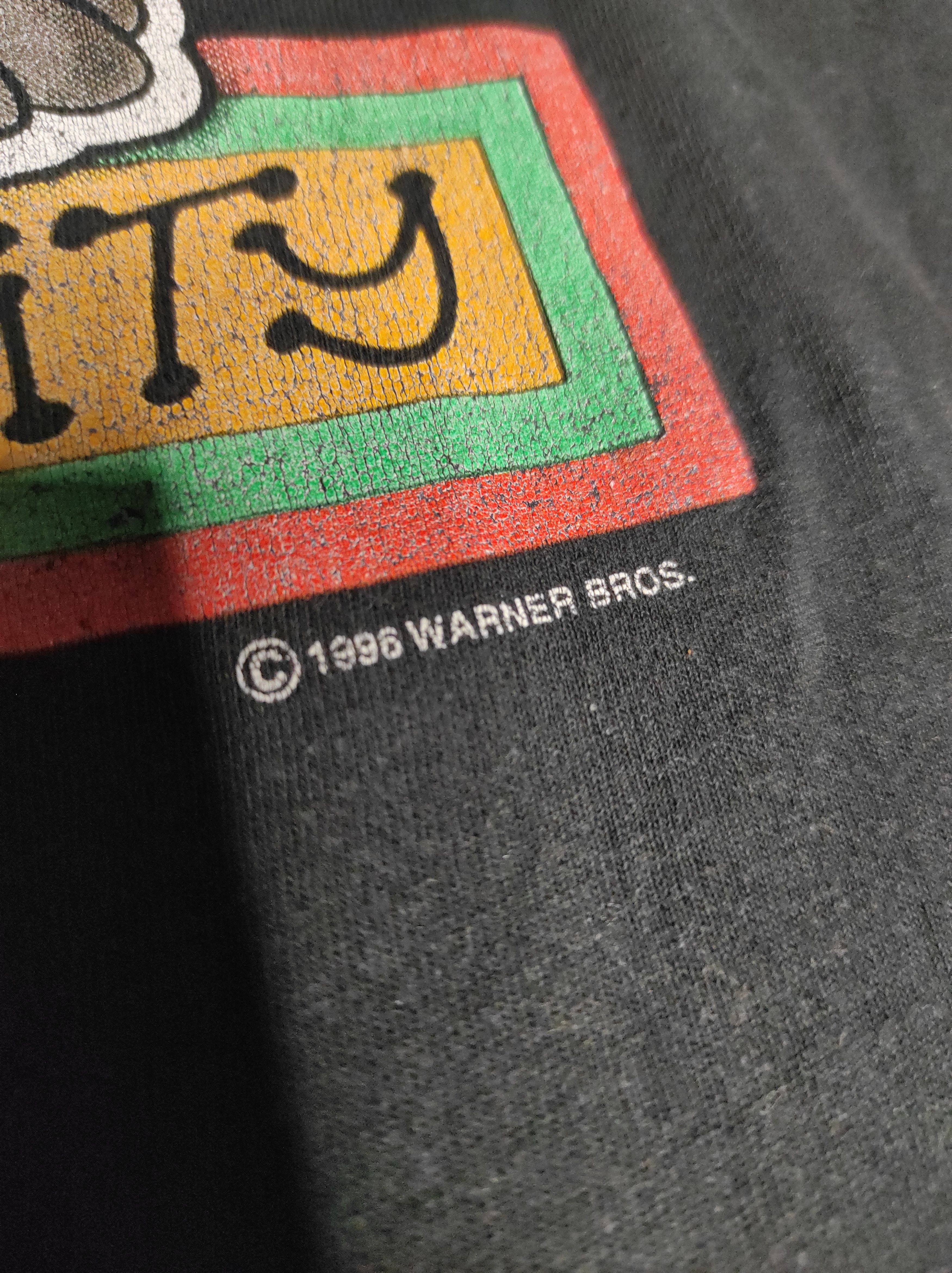 Warner Bros **1996 Wrner Bros Taz T-Shirt** Size US L / EU 52-54 / 3 - 3 Thumbnail