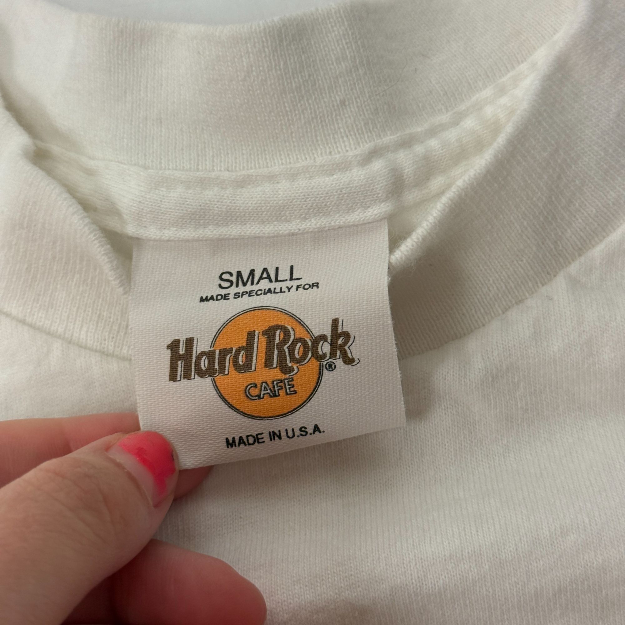 Hard Rock Cafe 90's HARD ROCK Cafe SAN JUAN Streetwear Save Planet T Shirt Size US S / EU 44-46 / 1 - 3 Thumbnail