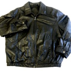 Roundtree & Yorke, Jackets & Coats, Nwot Mens Roundtree Yorke Black Lamb  Skin Leather Jacket