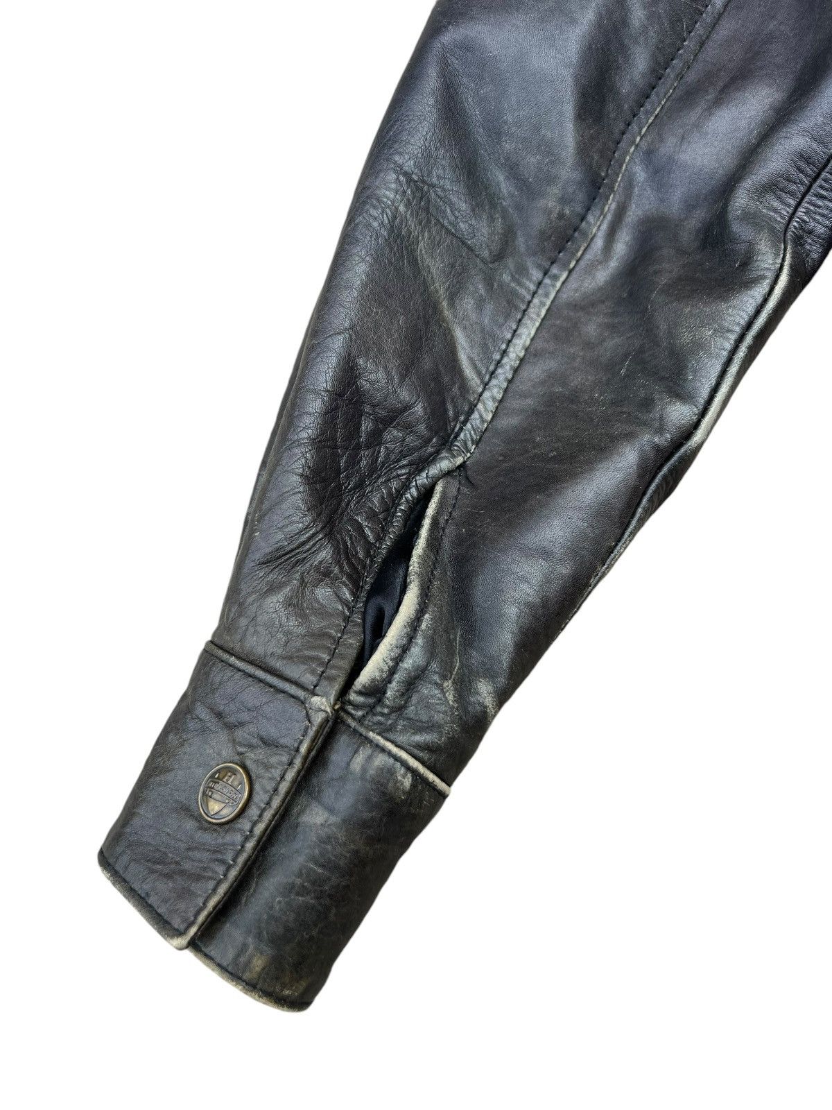 Leather Vintage HIDESIGN Fade Patina Leather Jacket Cropped Size US S / EU 44-46 / 1 - 21 Thumbnail