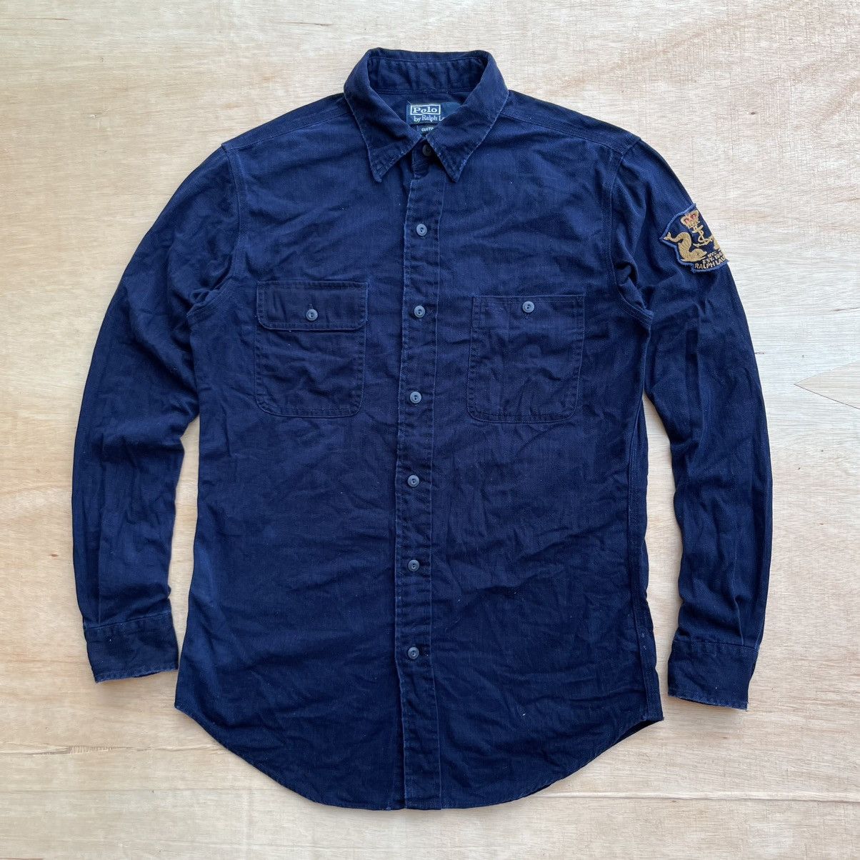 Polo Ralph Lauren POLO RL RALPH LAUREN VINTAGE STYLE WORK SHIRT 90s 20s Y2K Size US M / EU 48-50 / 2 - 2 Thumbnail