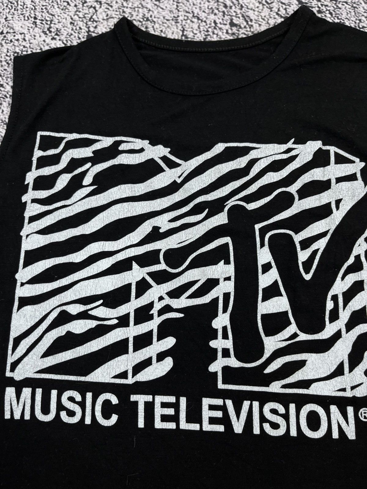 Mtv Vintage MTV Logo Polyester Tank Top Big Logo Size M / US 6-8 / IT 42-44 - 2 Thumbnail