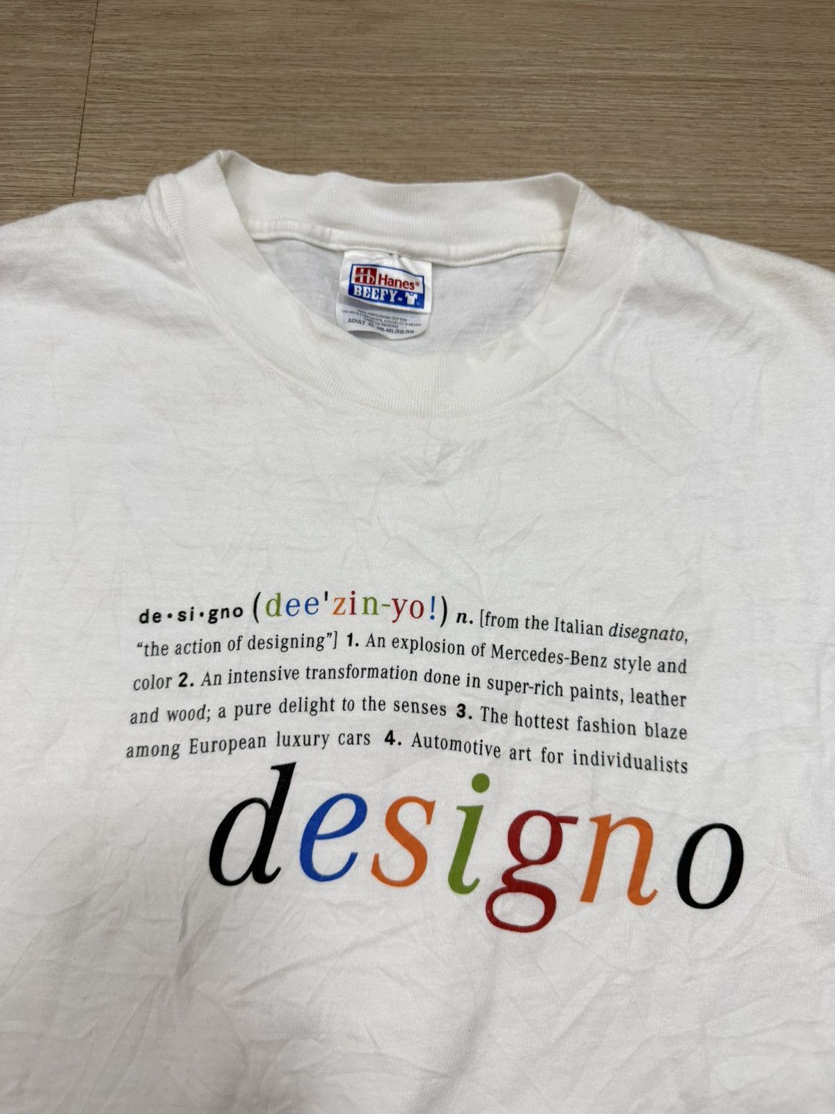 Other Vintage 90s Mercedes Benz designo tee Size US XL / EU 56 / 4 - 4 Thumbnail