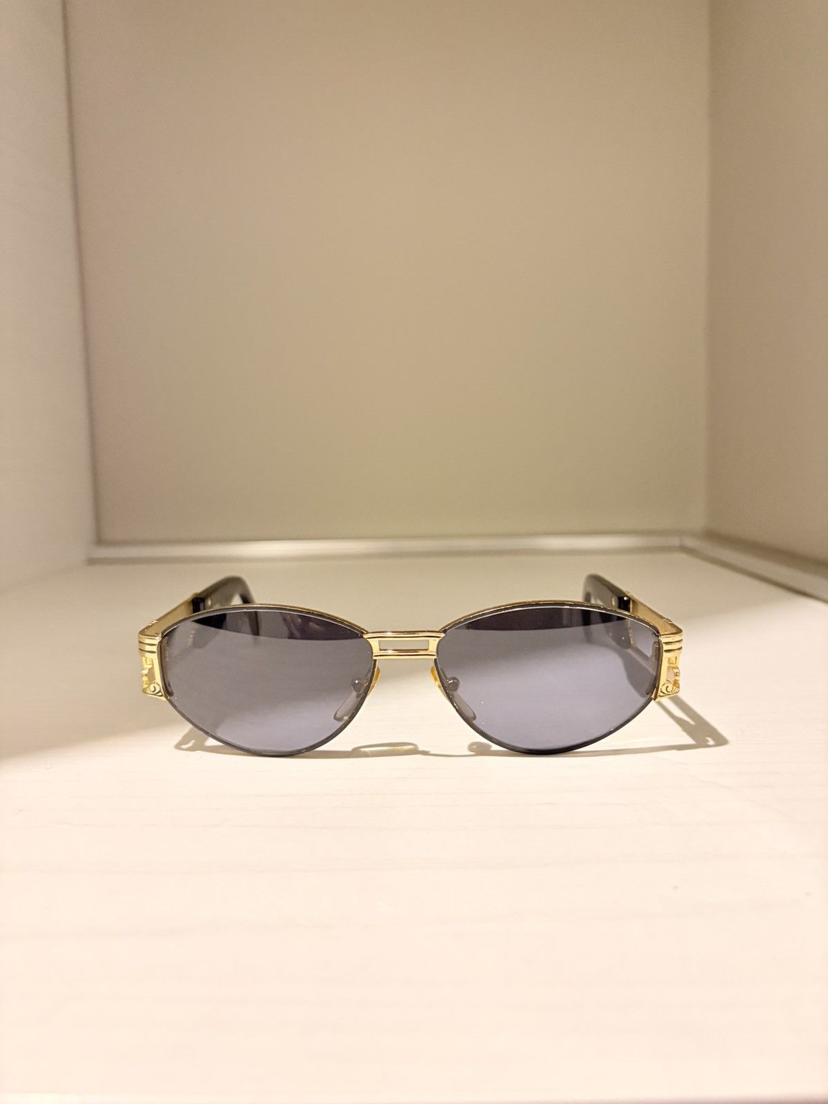 Versace Gianni varsace S75 col.16L gold black man sunglasses vintage Size ONE SIZE - 3 Thumbnail