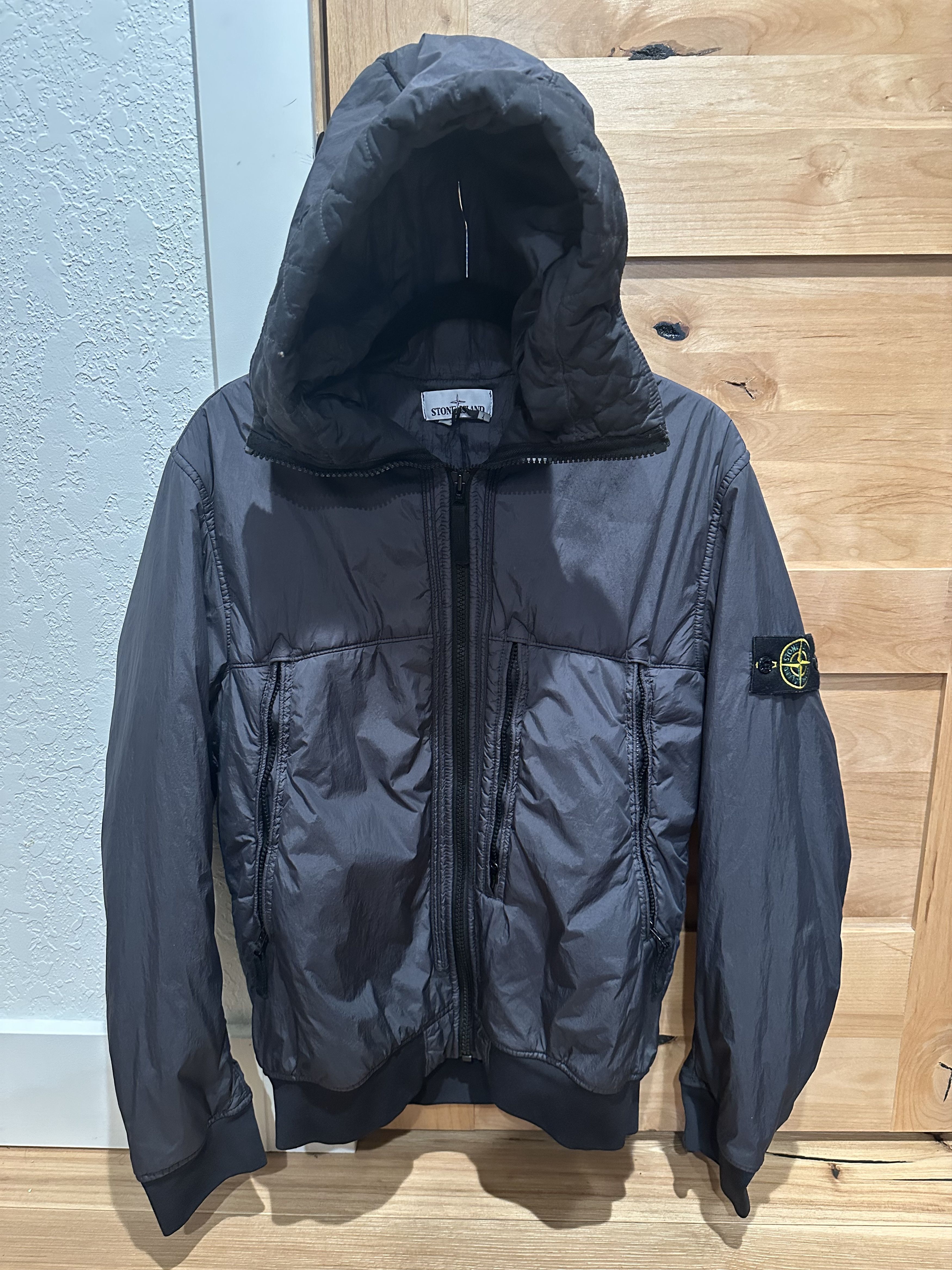 Stone Island Garment Dyed Crinkle Reps NY Jacket Size US L / EU 52-54 / 3 - 1 Thumbnail