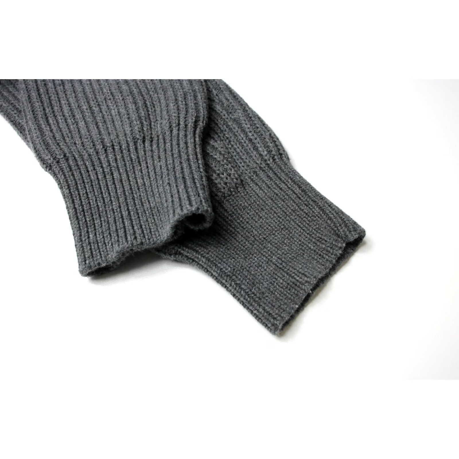 Henri Lloyd HENRI LLOYD Jumper Cardigan Men's MEDIUM Grey High Neck Buttoned Knit Jumper Mens Size US M / EU 48-50 / 2 - 5 Thumbnail