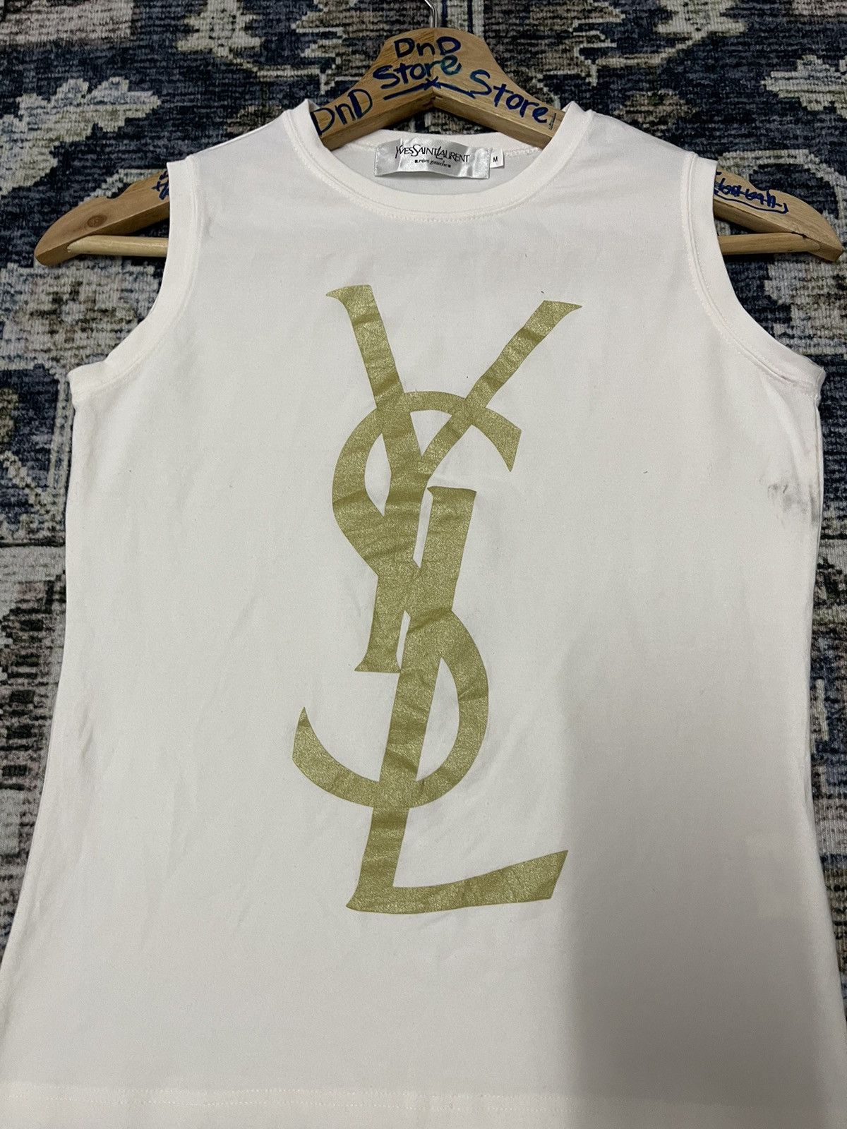 Yves Saint Laurent VINTAGE YVESSAINTLAURENT BIG SPELLOUT VERY RARE Size M / US 6-8 / IT 42-44 - 2 Thumbnail