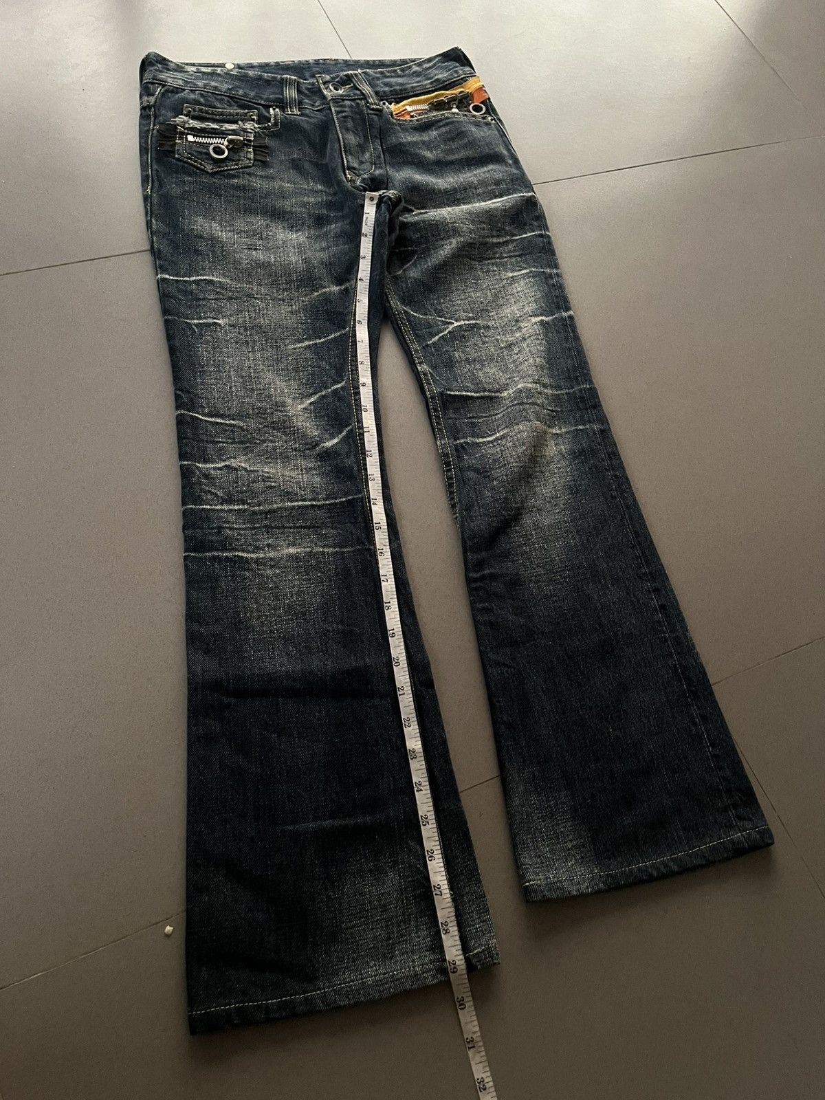 Isamu Katayama Backlash JAPANESE FLARE PANTS LOTS OF ZIPPERS SEMANTIC DESIGN VKEI Size US 30 / EU 46 - 16 Thumbnail