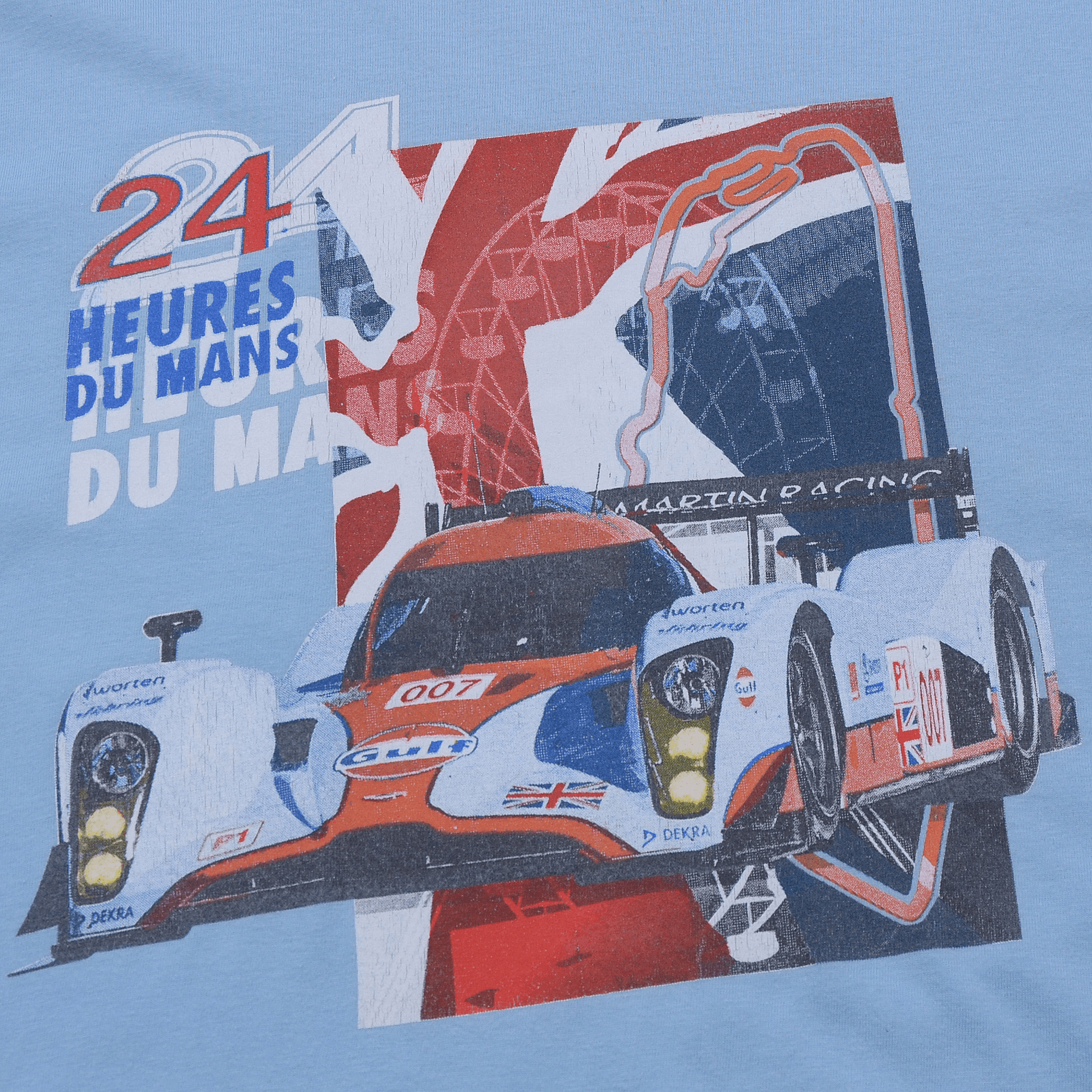 NASCAR × Vintage 24 Hours of Le Mans Racing T-Shirt 24 Heures du Mans Nascar Size US L / EU 52-54 / 3 - 4 Thumbnail