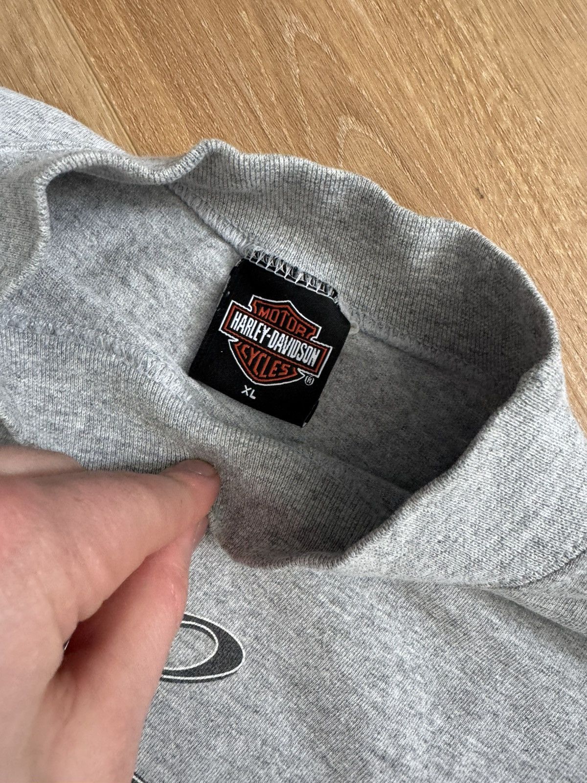 Harley Davidson Vintage Harley Davidson 90’s Graphic long sleeve Shirt Size US XL / EU 56 / 4 - 2 Thumbnail