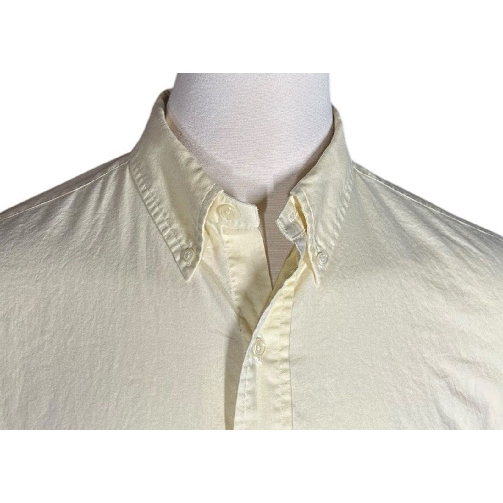 Ralph Lauren Ralph Lauren Yellow Button Up Long Sleeve Shirt Pony XL Size US XL / EU 56 / 4 - 2 Thumbnail