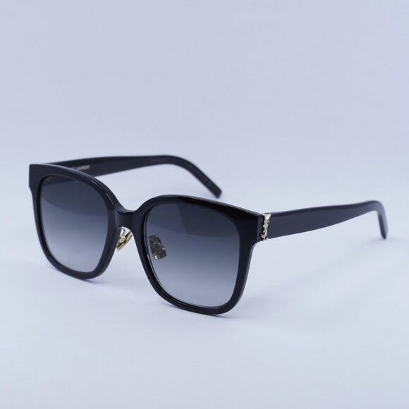 Saint Laurent Paris Saint Laurent SLM105/F 002 Sunglasses Black Square Frame Size ONE SIZE - 1 Thumbnail