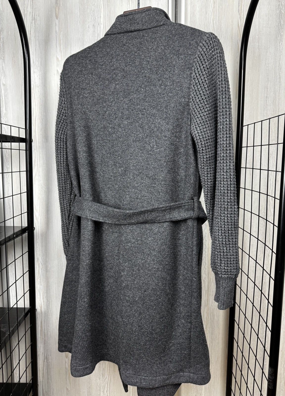 Eleventy Eleventy First class grey wool cardigan over coat size 44 Size M / US 6-8 / IT 42-44 - 6 Thumbnail