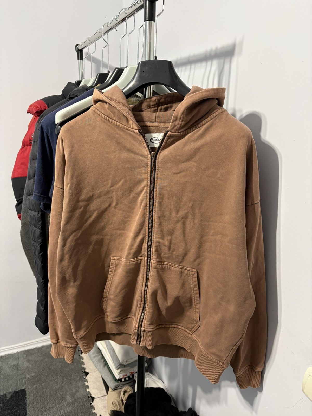 Japanese Brand Scuffers Y2K Oversized Fit Zip Hoodie Size US M / EU 48-50 / 2 - 2 Thumbnail