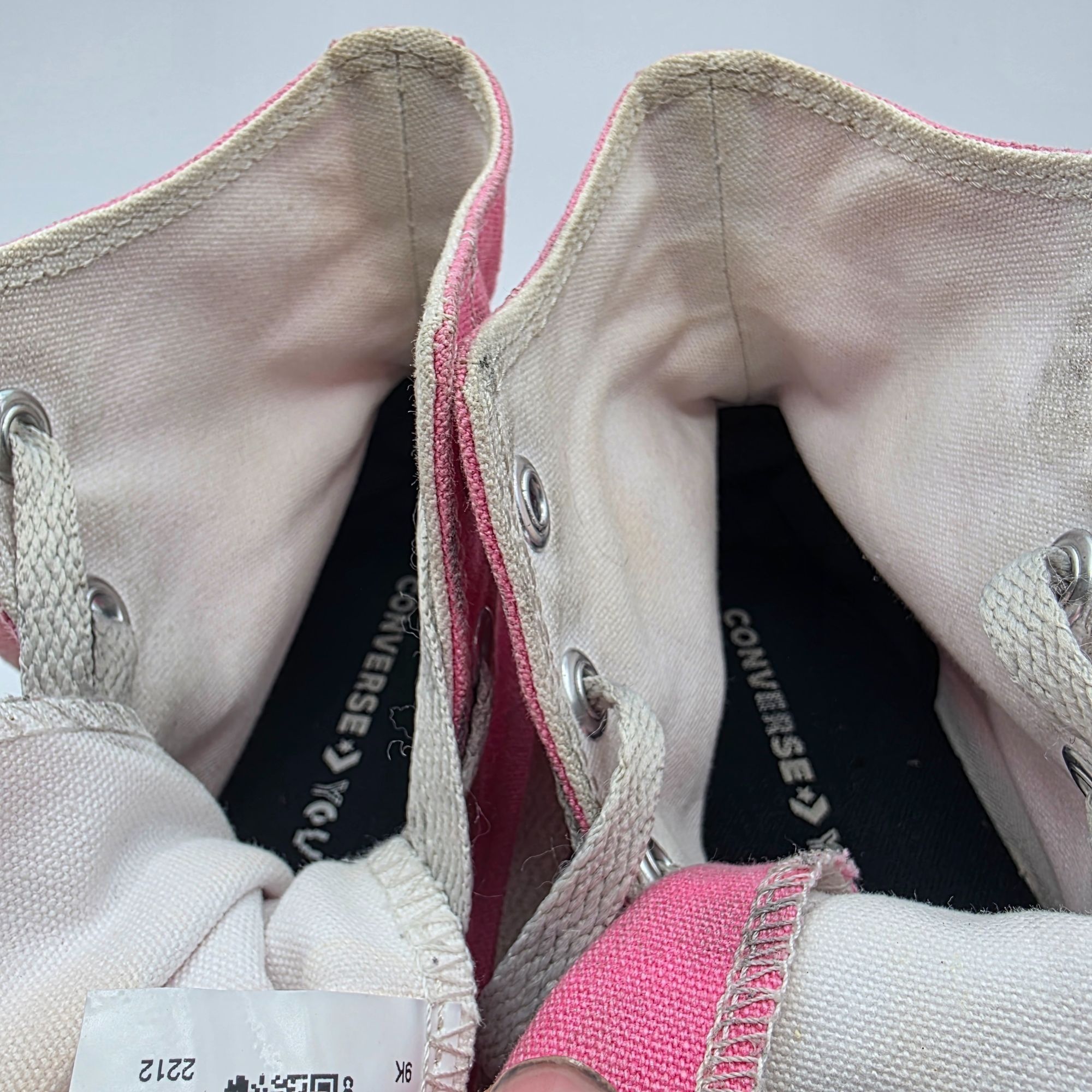 Converse Converse All Star Womens Size 9 Pink High Top Sneakers Casua Size US 9 / IT 39 - 9 Thumbnail