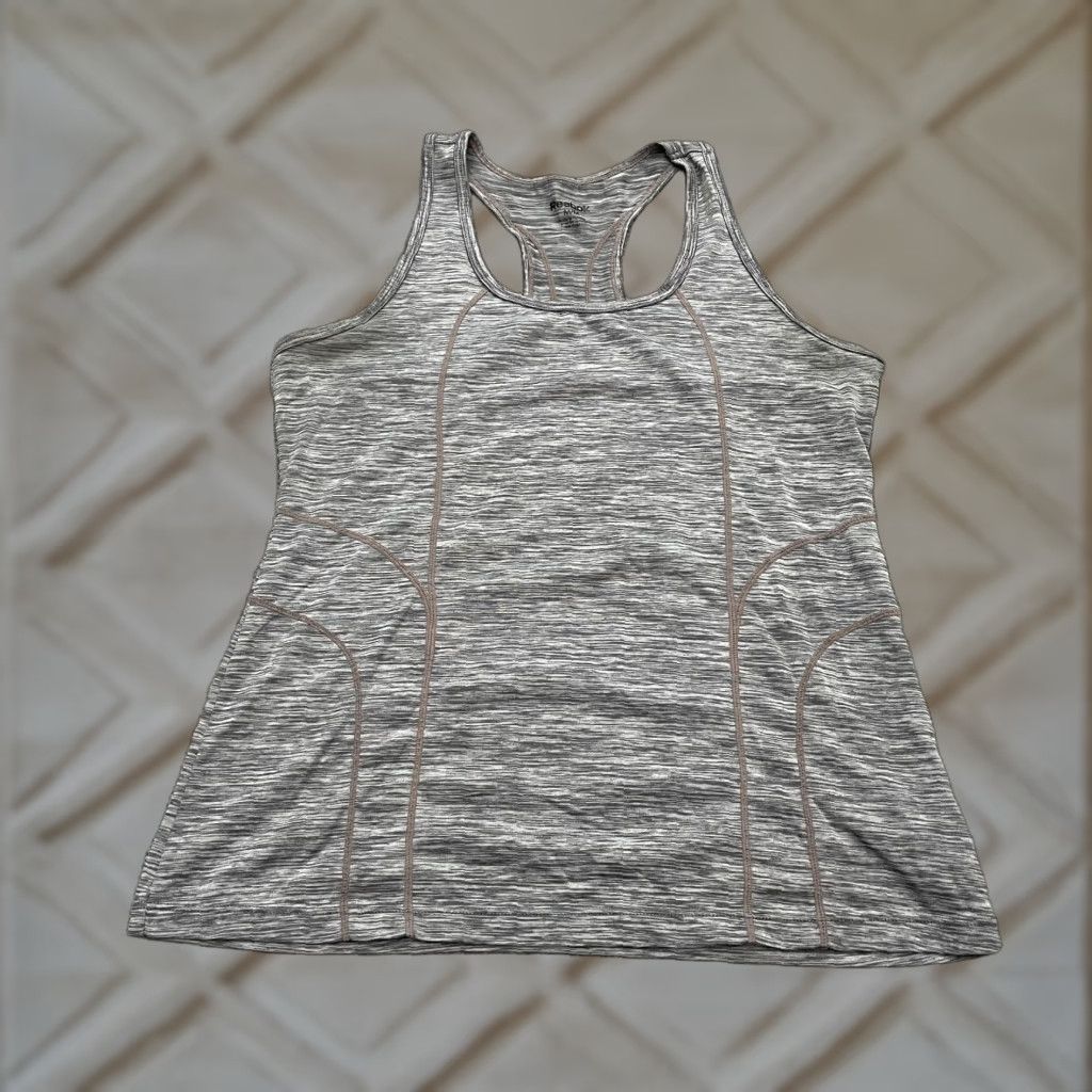 Reebok Reebok Active Tank Womens Medium Gray Halter Racerback Athletic Gym Yoga Run Size M / US 6-8 / IT 42-44 - 1 Thumbnail