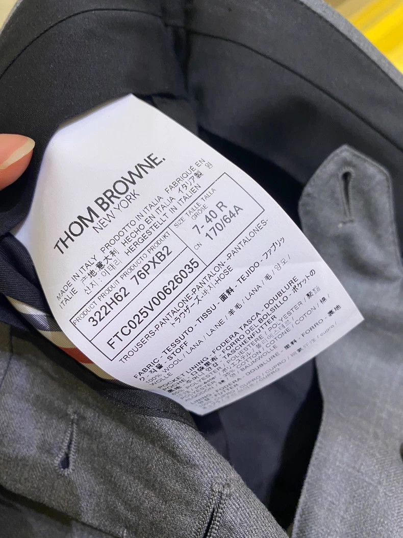 Thom Browne Thom Browne Classic slim dress pants Size 26" / US 2 / IT 38 - 4 Thumbnail