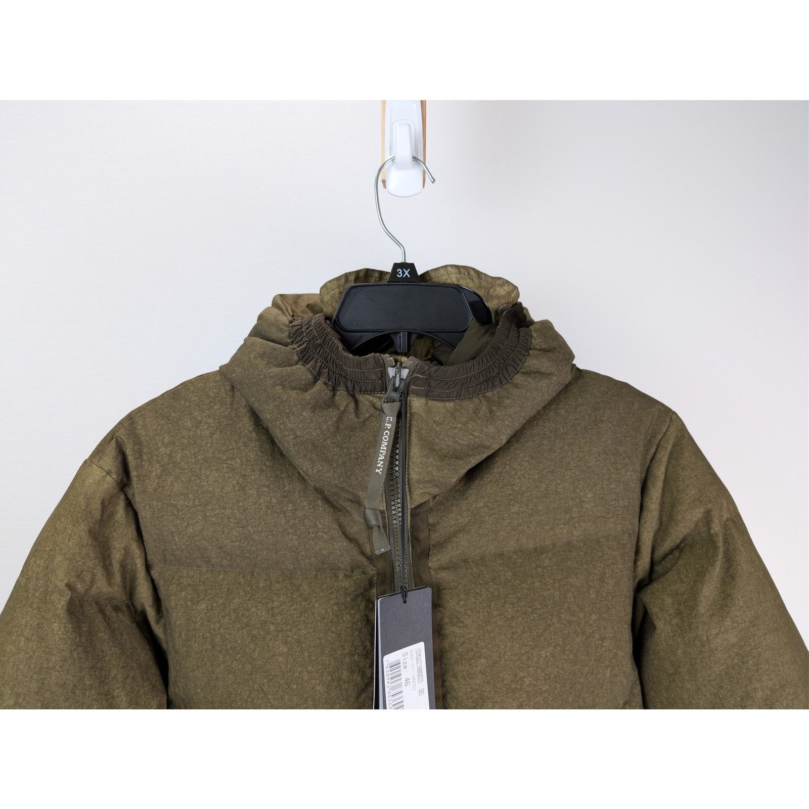 C.P. Company o1rshd1 Co-Ted Goggle down jacket in olive green Size US S / EU 44-46 / 1 - 2 Thumbnail