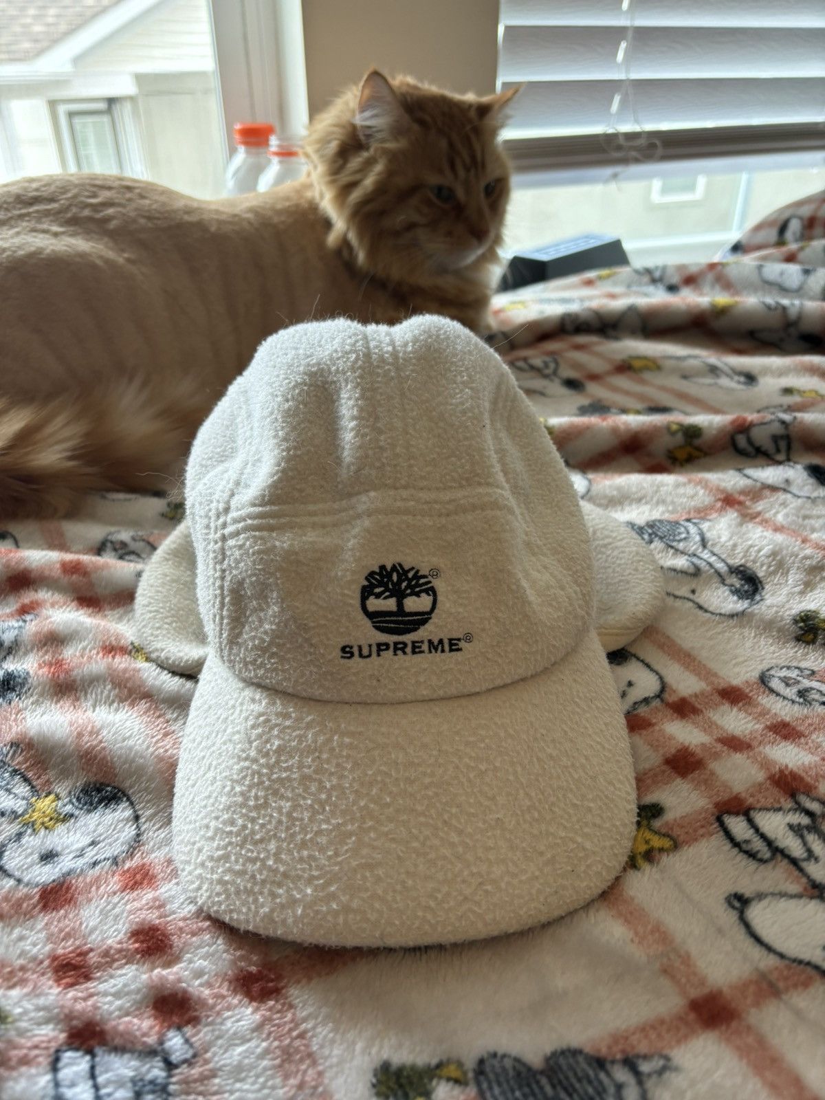 SUPREME TIMBERLAND コラボキャップ ベージュ/オリーブ Timberland x Supreme cap - メルカリ