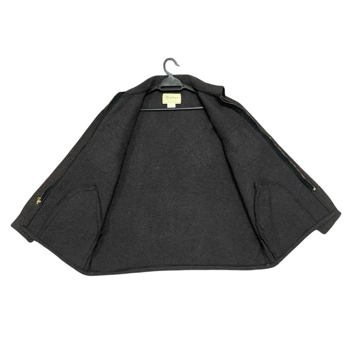 Vintage Vintage 80s Melton Wool Chore Workwear Jacket - Made USA Size US L / EU 52-54 / 3 - 21 Thumbnail