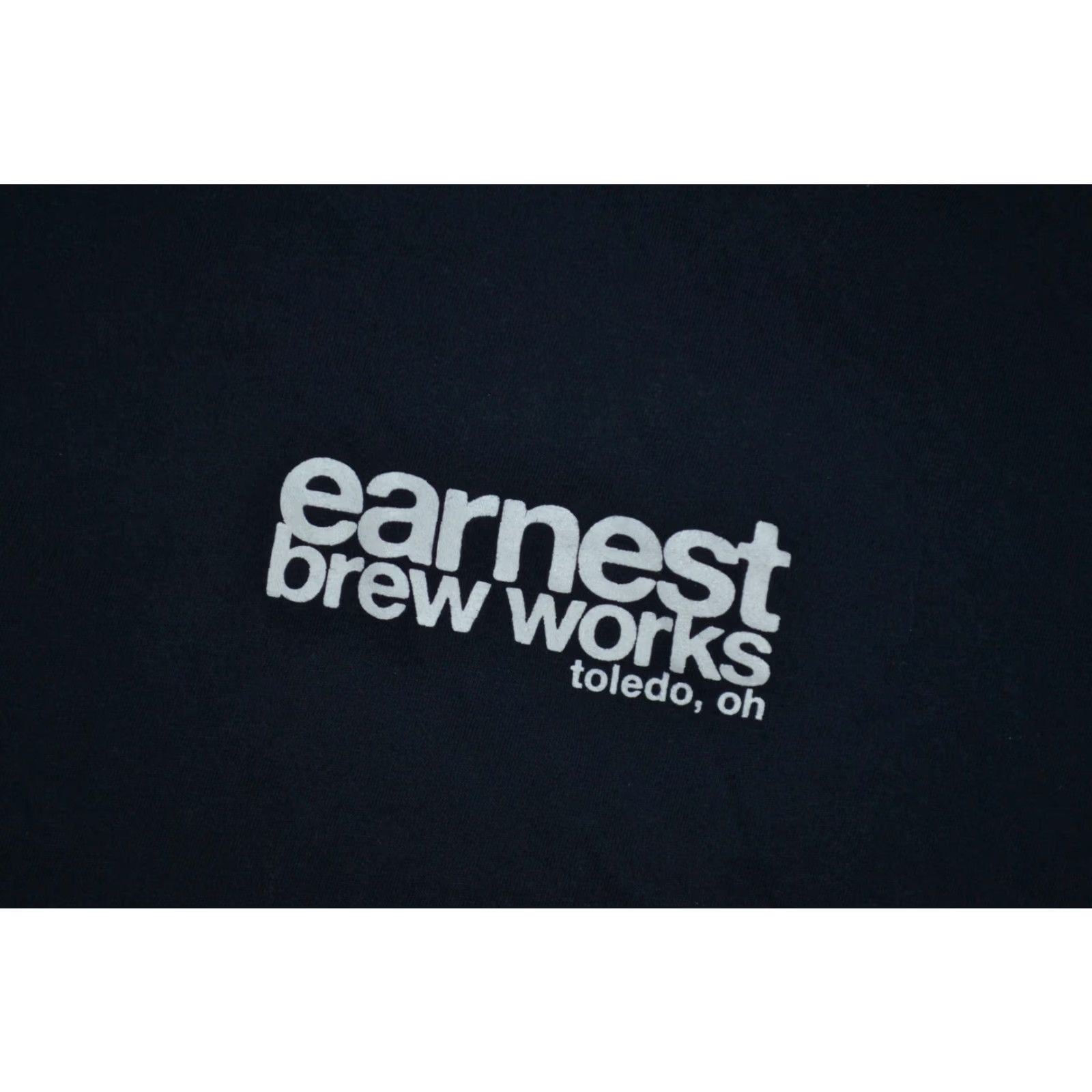 American Apparel Earnest Brew Works T-Shirt Regular Large Blue Beer Graphic Tee Mens Size US L / EU 52-54 / 3 - 3 Thumbnail