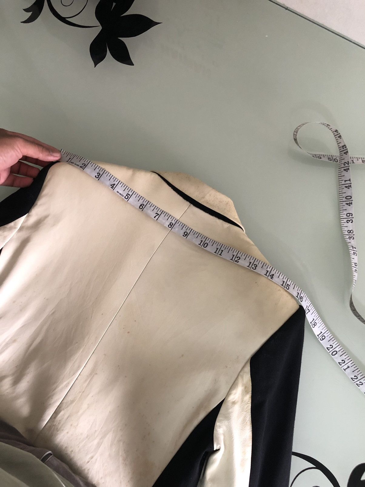 Number (N)ine Rare❗️Number Nine Distressed Leather Blazer Jacket Size US S / EU 44-46 / 1 - 25 Thumbnail