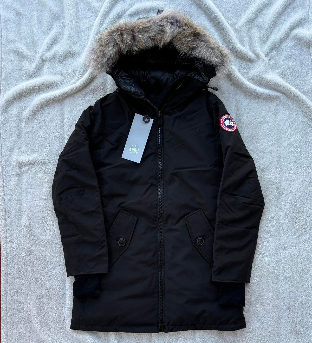 Canada Goose Canada Goose Black Rosemont Fur Parka Size XS / US 0-2 / IT 36-38 - 1 Thumbnail