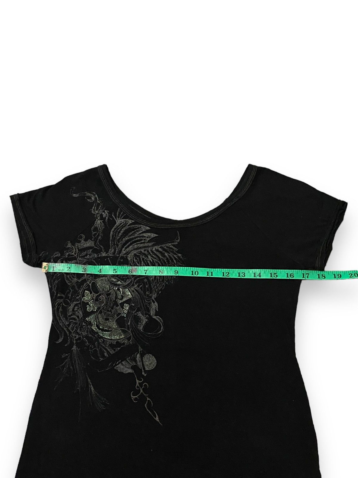 Japanese Brand Japan Ozz Croce Grunge Top Short Sleeves Embroidery Graphic Size M / US 6-8 / IT 42-44 - 14 Thumbnail