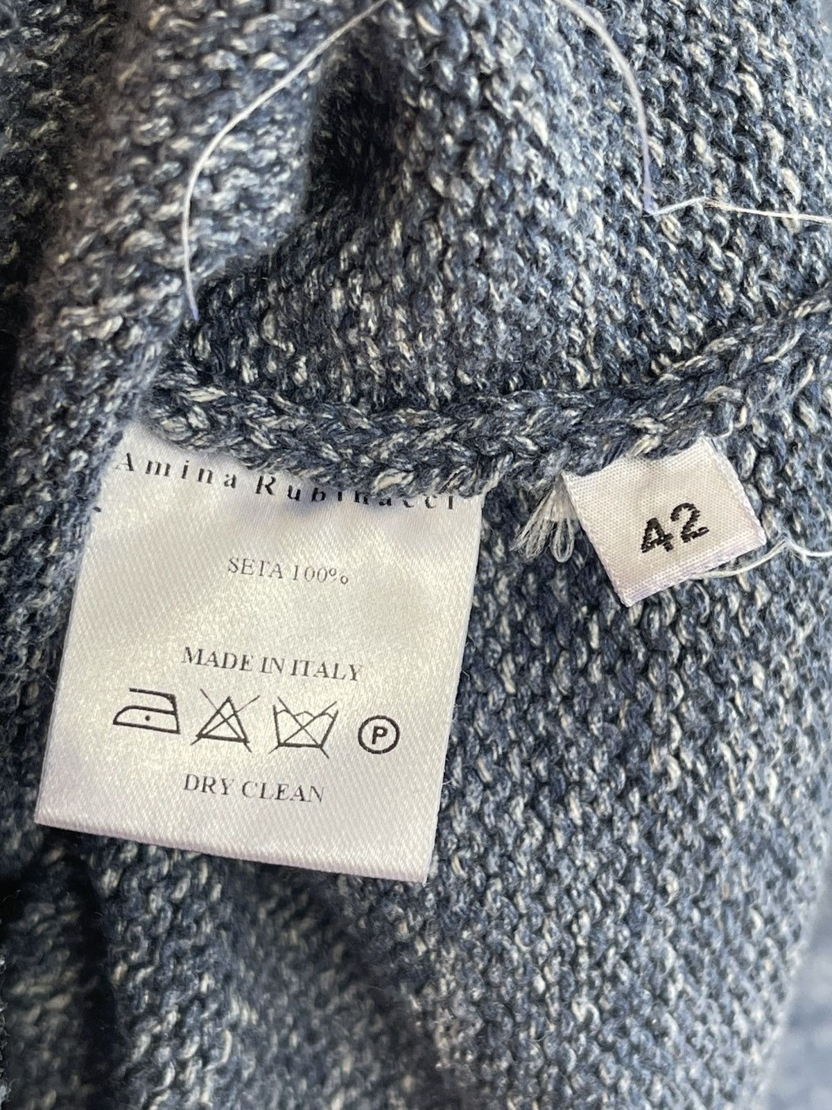 Amina Rubinacci Amina Rubinacci Silk Knit Snap Button Cardigan 42 IT Size S / US 4 / IT 40 - 8 Thumbnail