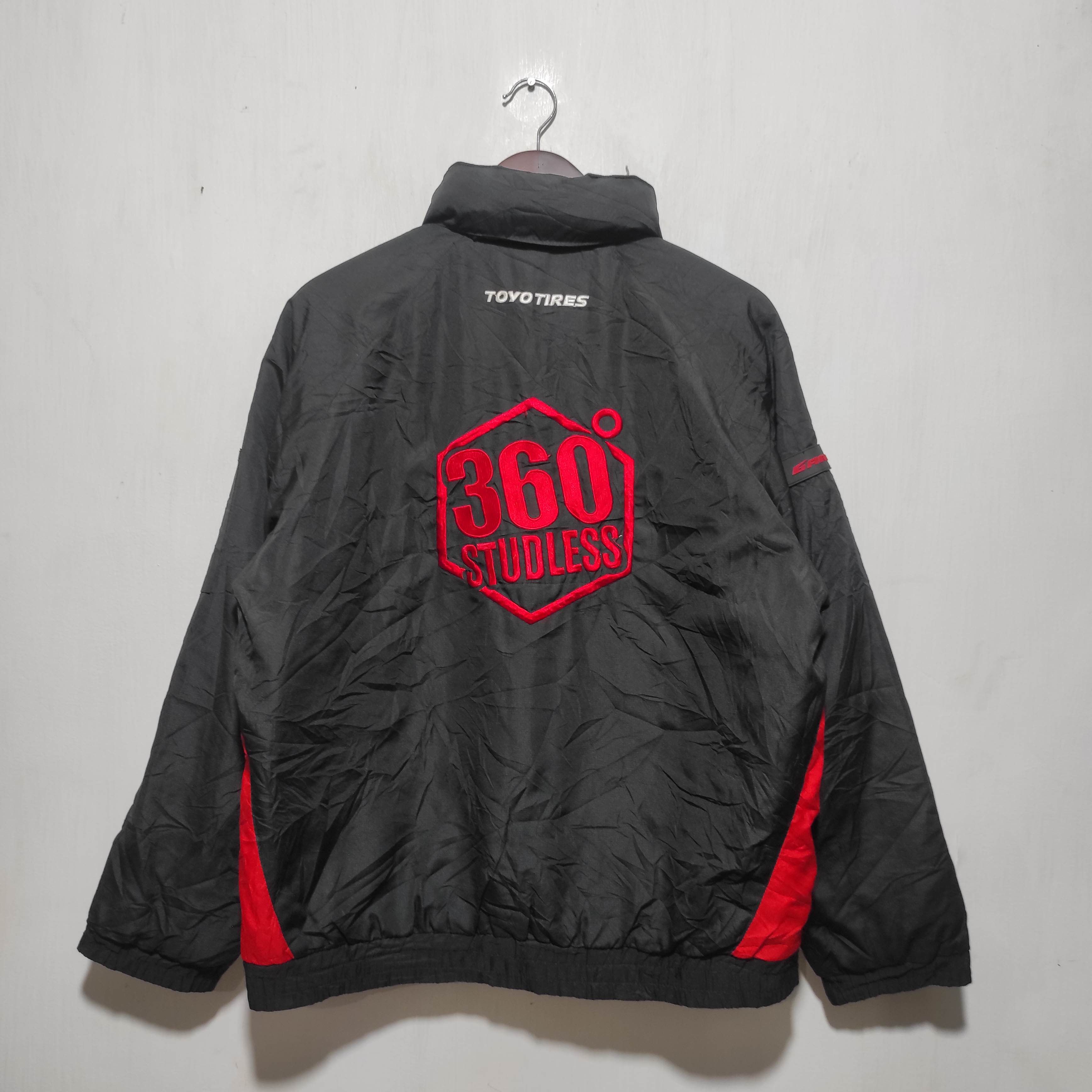 Japanese Brand Vintage Toyo Tires 360 Studless Racing Jacket Japanese Size US L / EU 52-54 / 3 - 12 Thumbnail