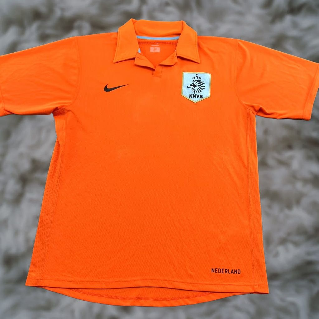 Adidas Netherlands Jersey Football Mens Medium Nike Shirt Orange Short Sleeve T-Shirt 2006 2007 2008 Home Vintage No Size US M / EU 48-50 / 2 - 1 Thumbnail