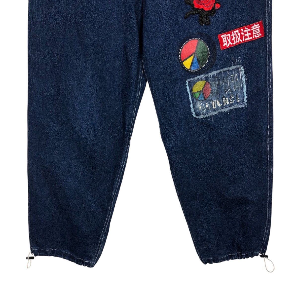 Japanese Brand A Bettor Tokyo Streetwear Embroidered Patch Denim Size US 30 / EU 46 - 6 Thumbnail